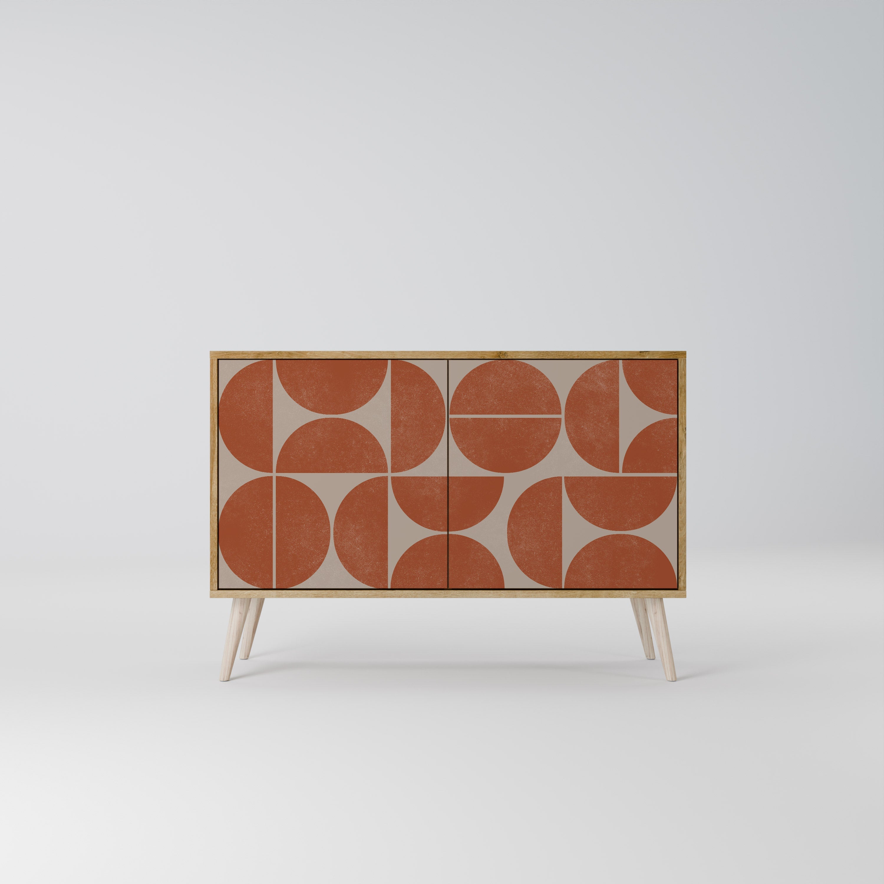 REPETITION COMPULSION 2-türiges Sideboard in Eichenoptik