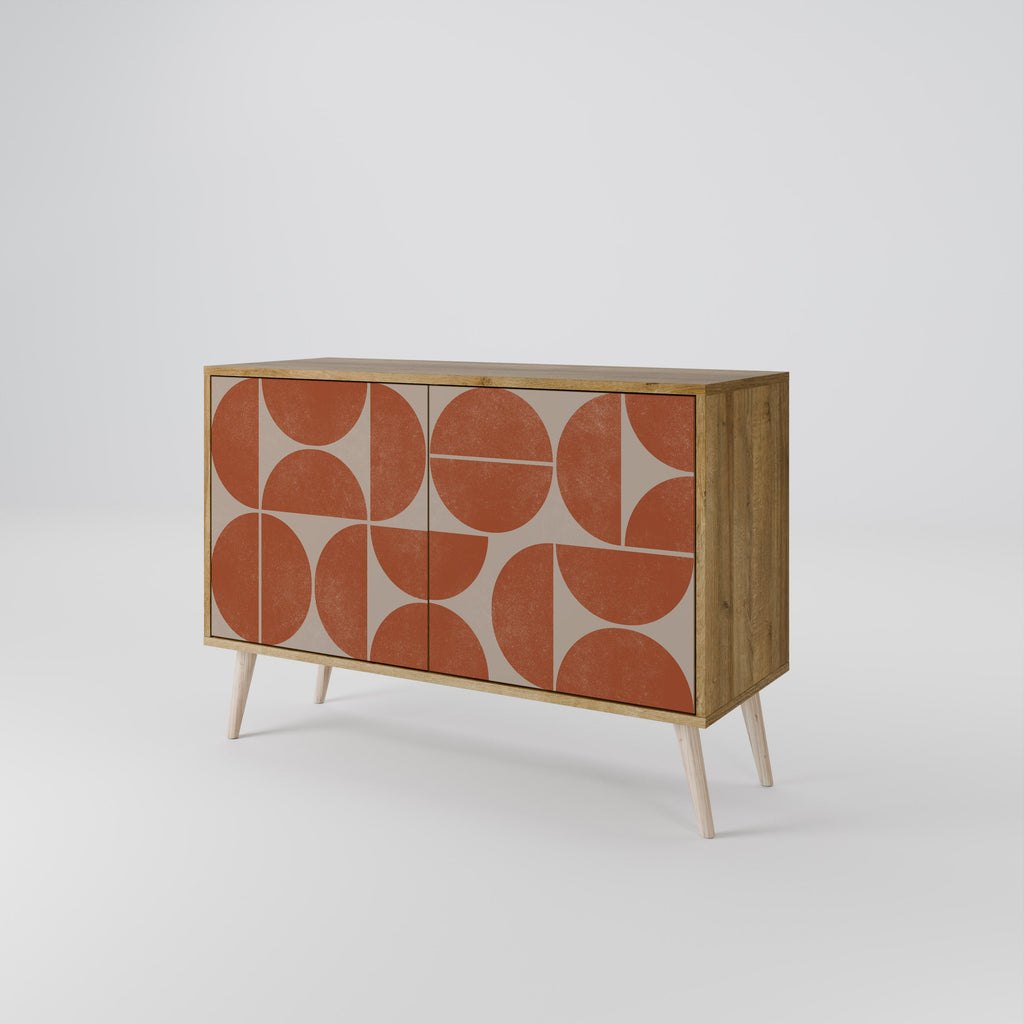 REPETITION COMPULSION 2-türiges Sideboard in Eichenoptik