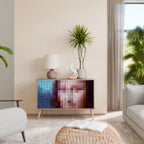 CONSTRUCTIVE ART Sideboard mit 2 Türen in Eiche-Optik