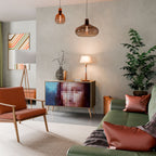 CONSTRUCTIVE ART Sideboard mit 2 Türen in Eiche-Optik