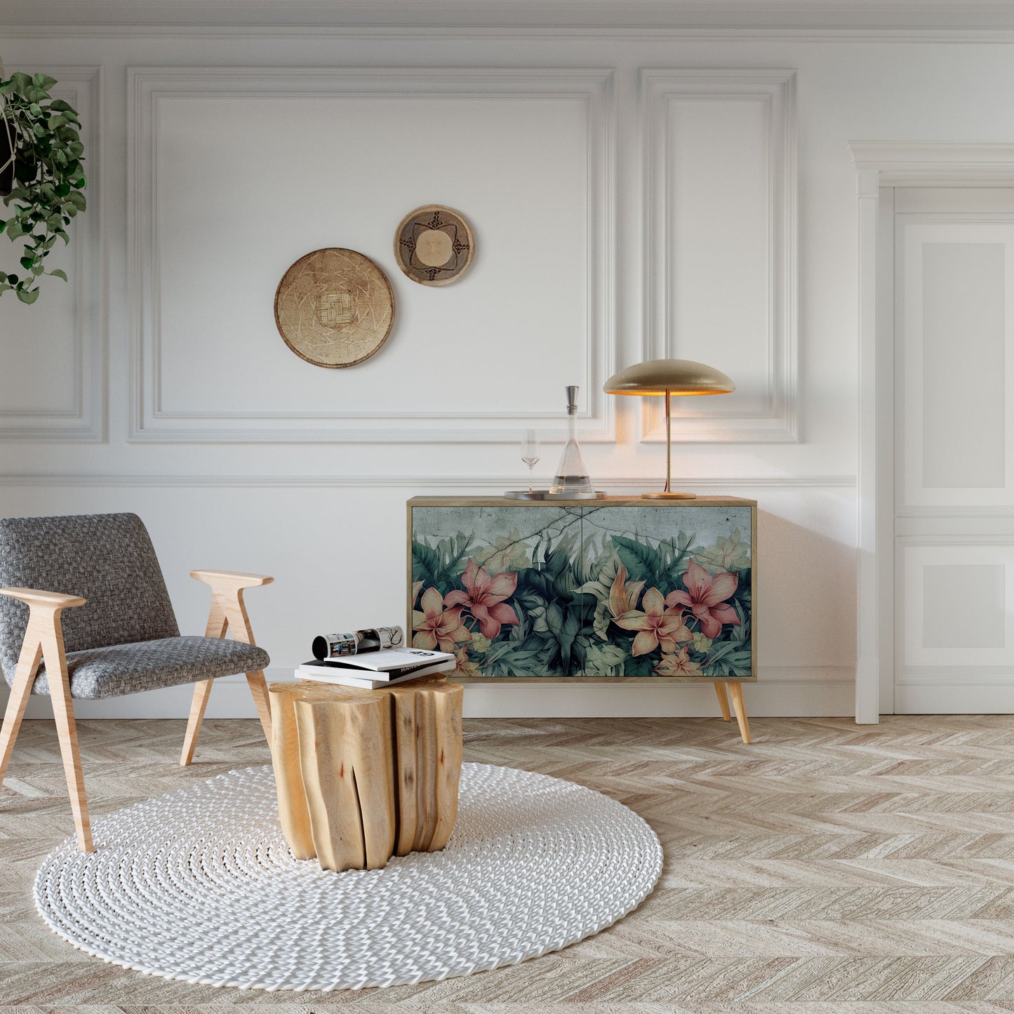 HEAVENLY BLOOM 2-türiges Sideboard