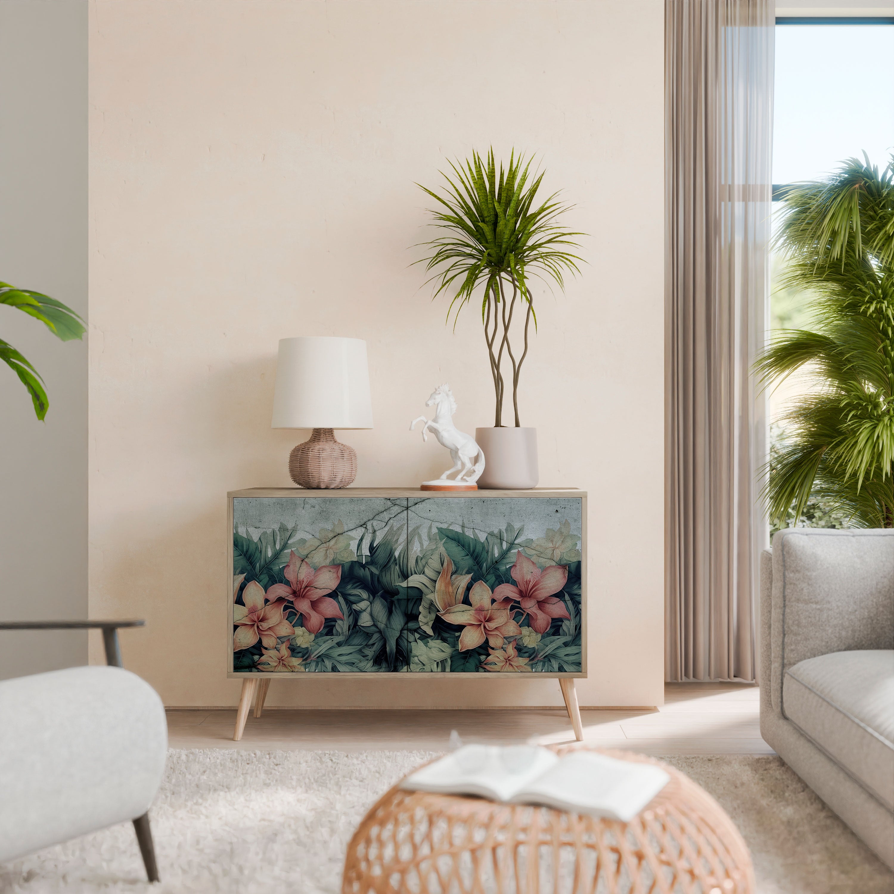 HEAVENLY BLOOM 2-Door Sideboard