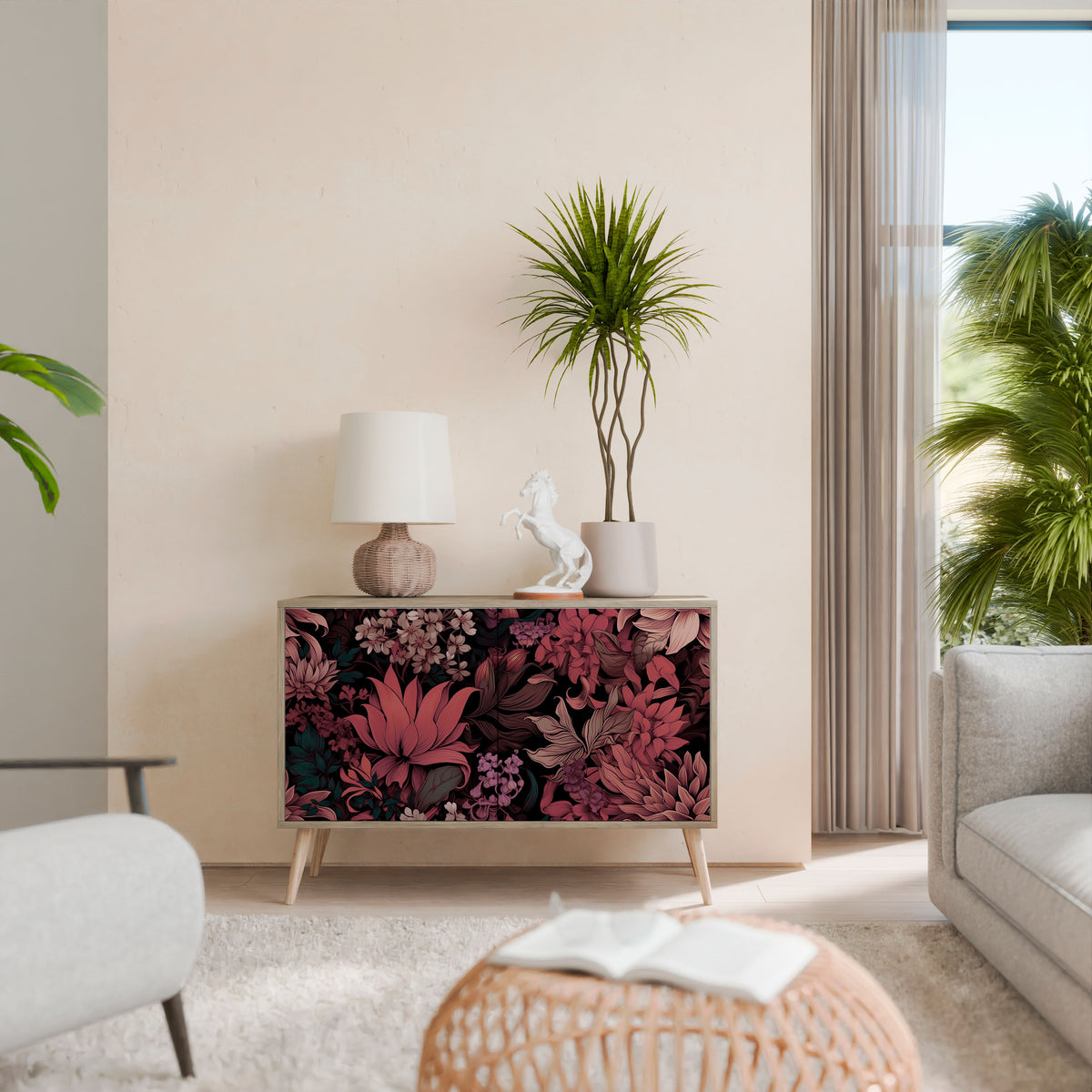 FLORAL WHISPER 2-türiges Sideboard