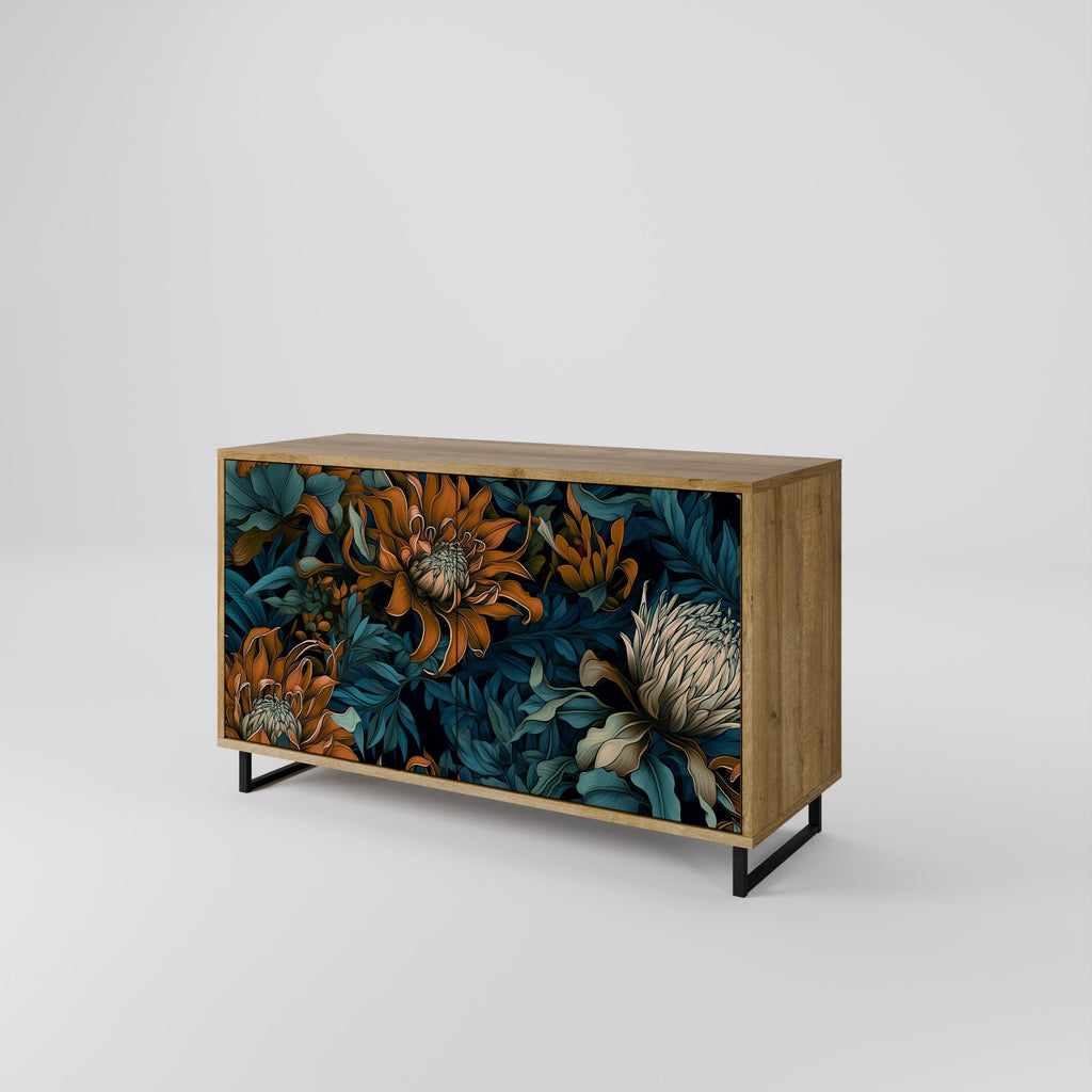 MORNING BLOOM Sideboard mit 2 Türen in Eichenoptik