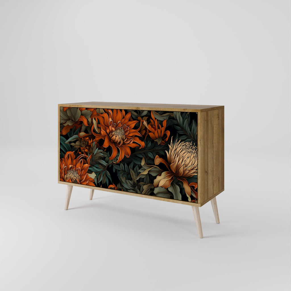 DAWN BLOOM Sideboard mit 2 Türen in Eichenoptik