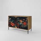 IMAGINARY BLOSSOM Sideboard mit 2 Türen in Eiche-Optik