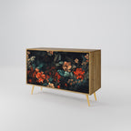 IMAGINARY BLOSSOM Sideboard mit 2 Türen in Eiche-Optik