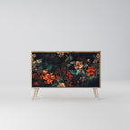 IMAGINARY BLOSSOM Sideboard mit 2 Türen in Eiche-Optik