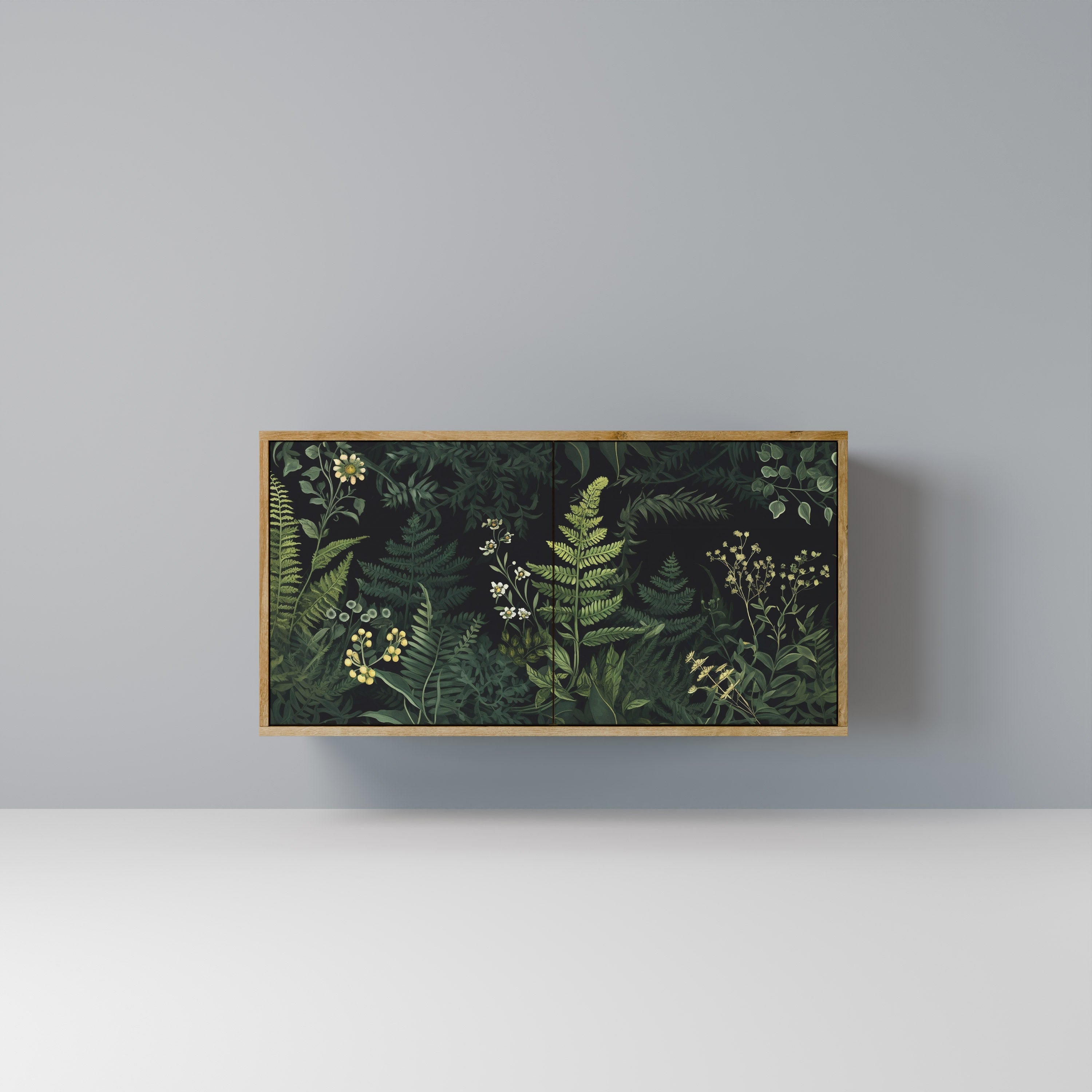 FERN FLOWERS Sideboard mit 2 Türen in Eichenoptik