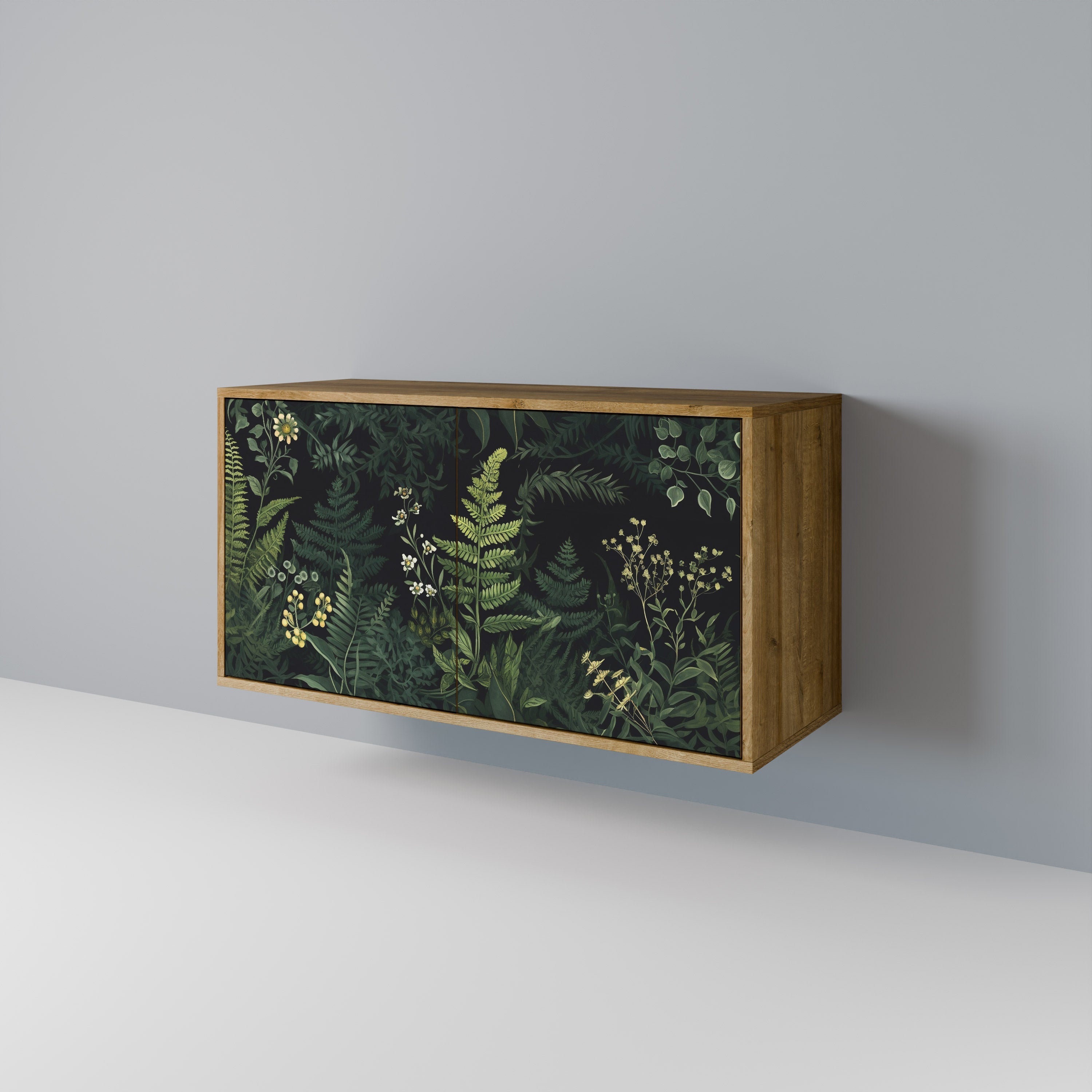 FERN FLOWERS Sideboard mit 2 Türen in Eichenoptik