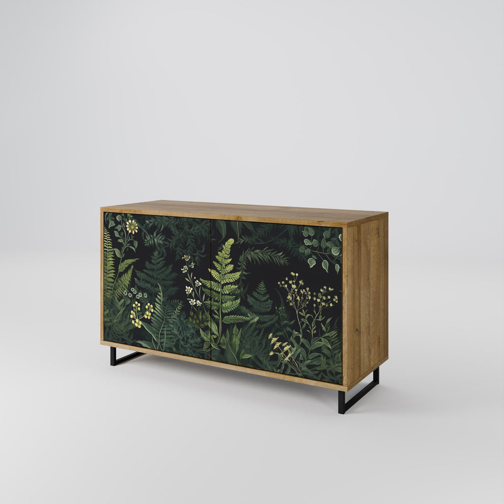 FERN FLOWERS Sideboard mit 2 Türen in Eichenoptik