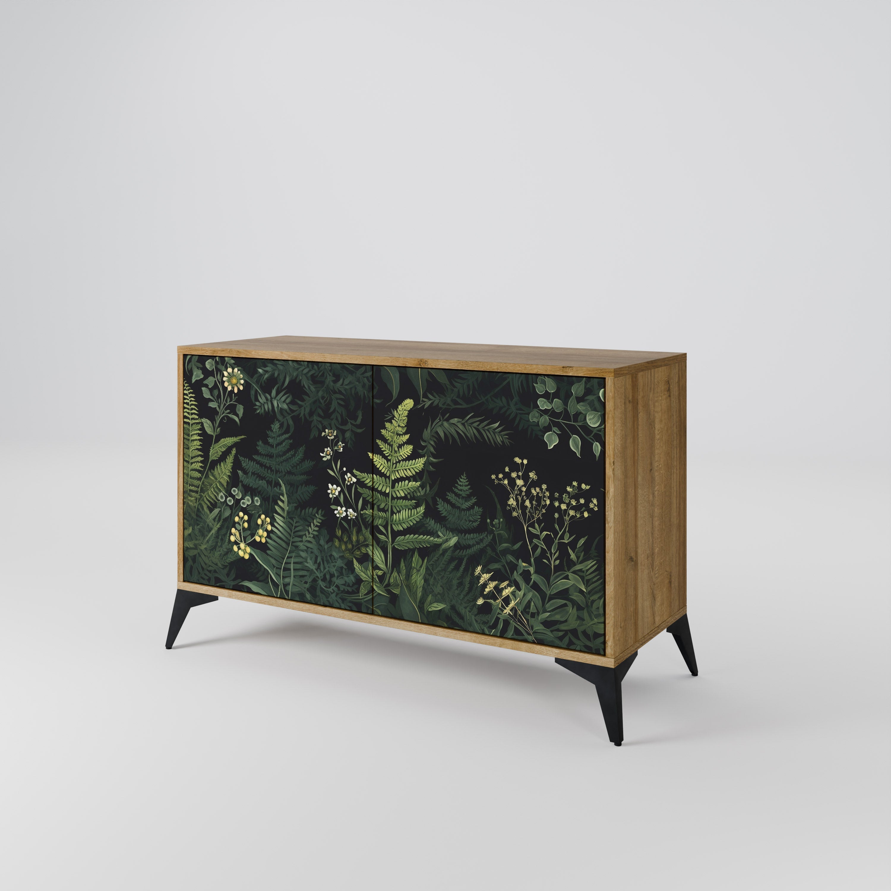FERN FLOWERS Sideboard mit 2 Türen in Eichenoptik