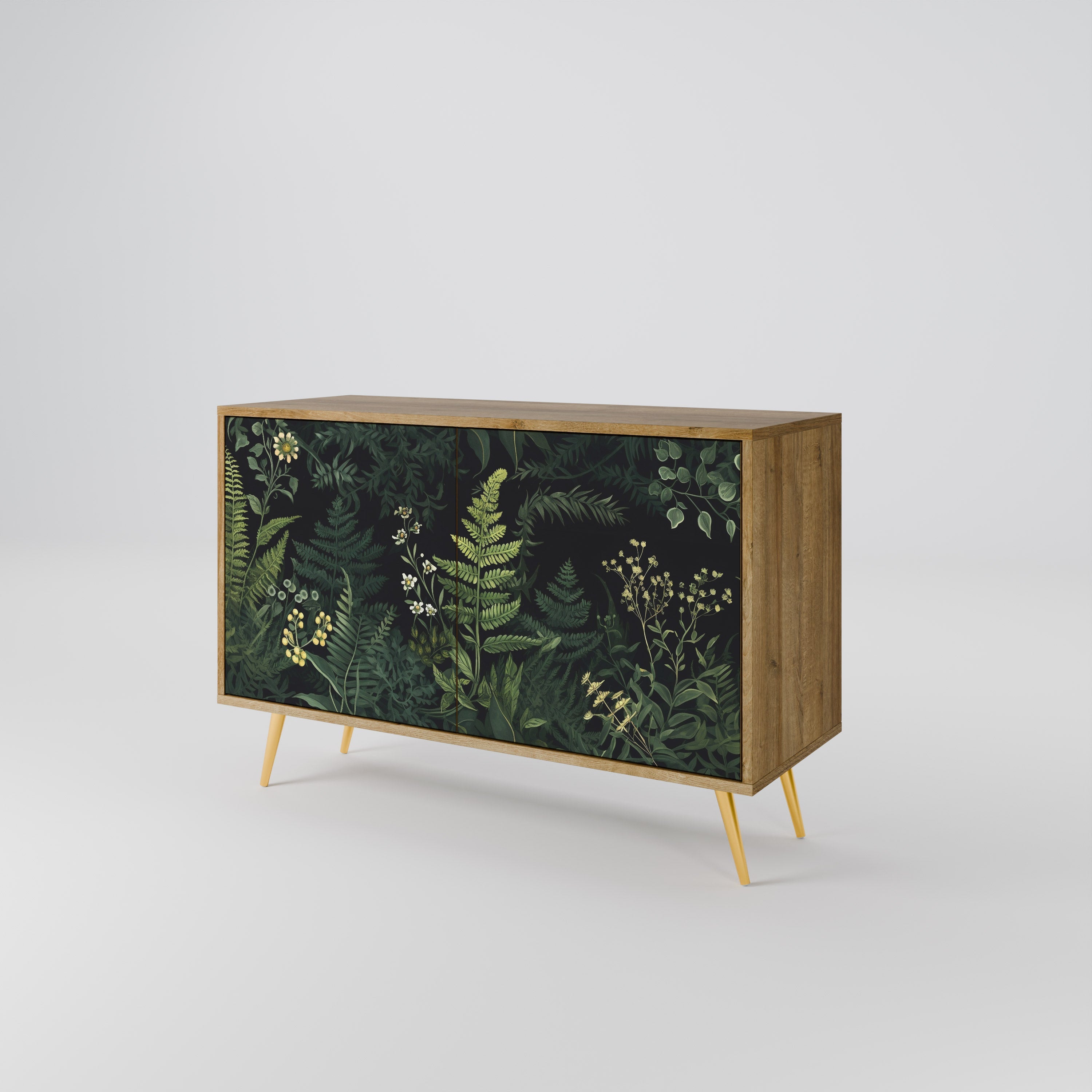 FERN FLOWERS Sideboard mit 2 Türen in Eichenoptik