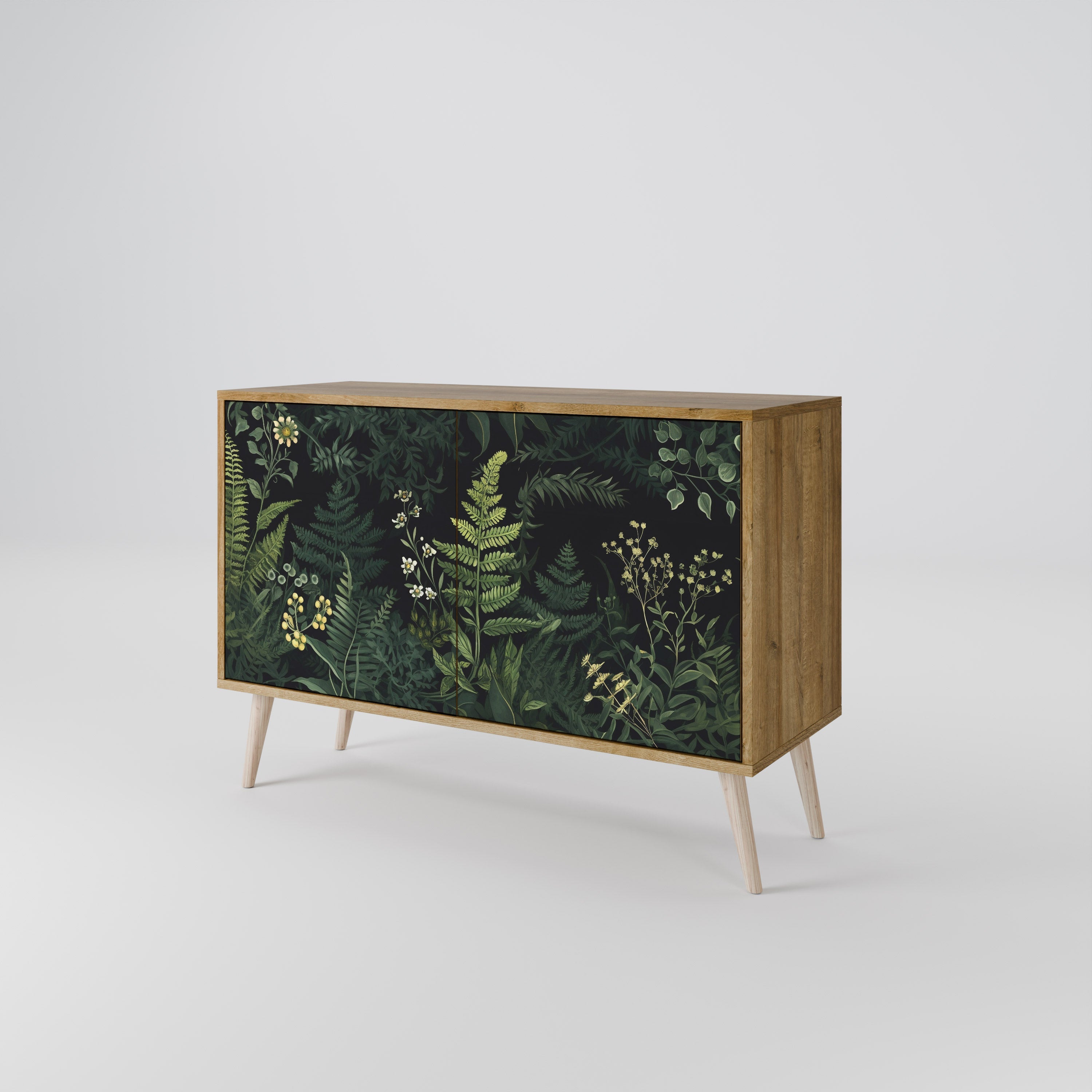 FERN FLOWERS Sideboard mit 2 Türen in Eichenoptik
