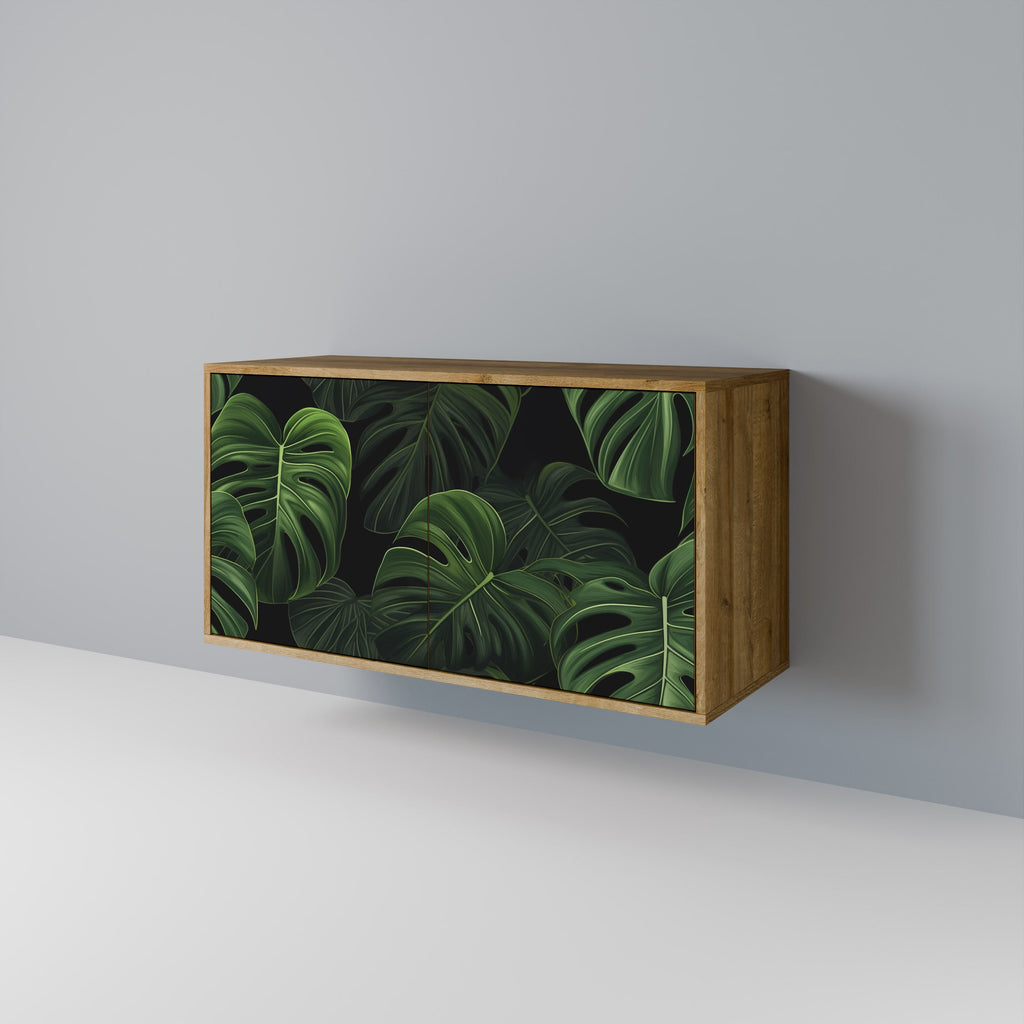 INFINITE MONSTERA Sideboard mit 2 Türen in Eichenoptik