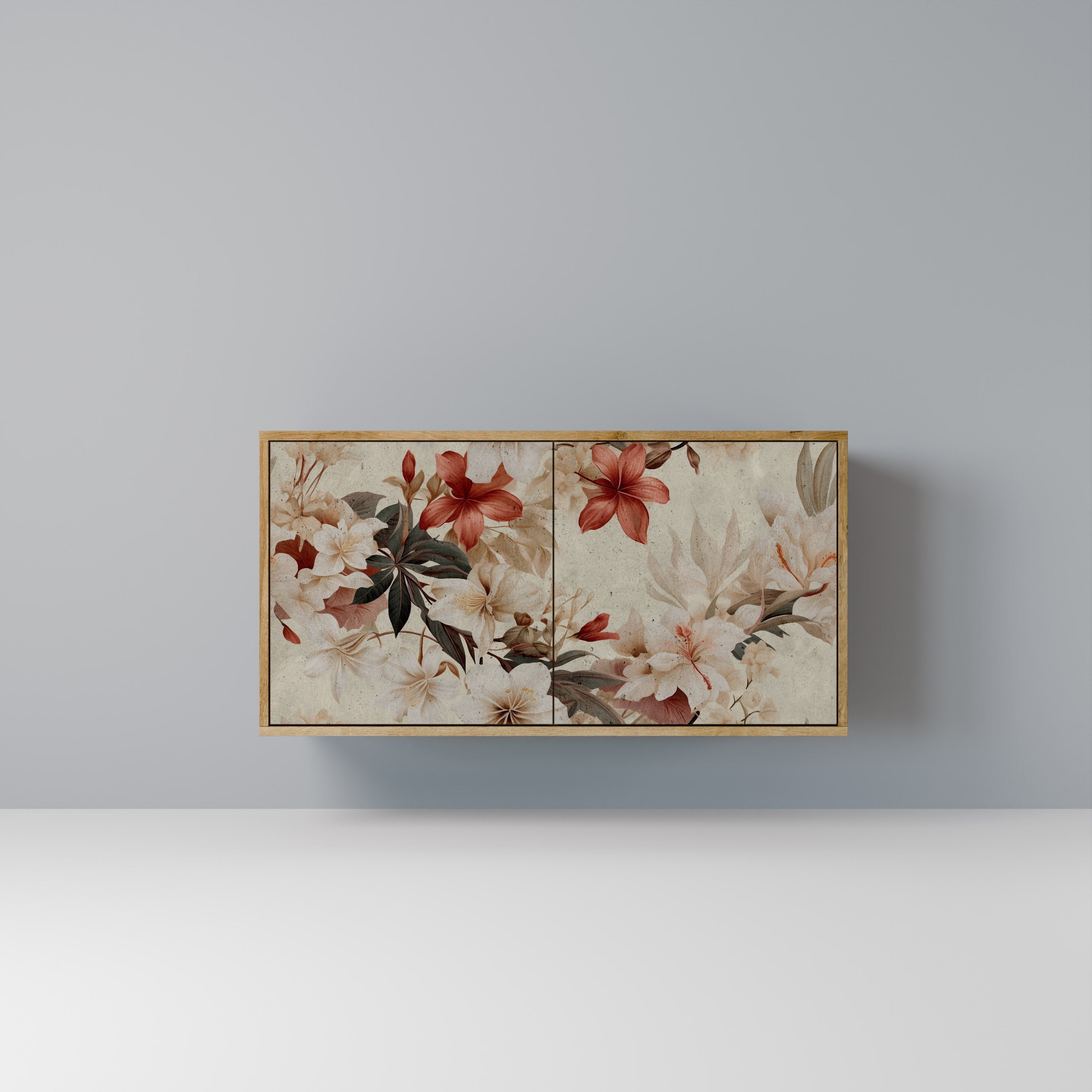 PETAL HARMONY Sideboard mit 2 Türen in Eichenoptik