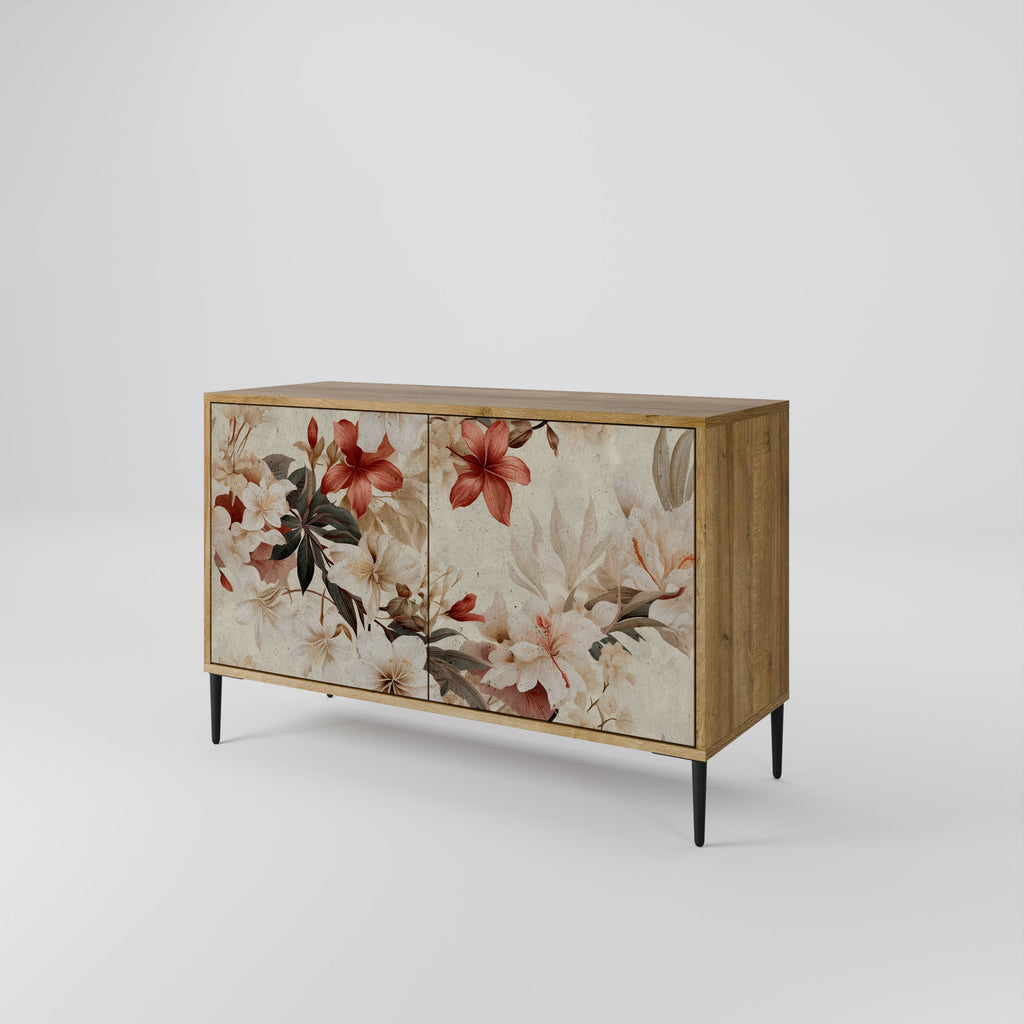 PETAL HARMONY Sideboard mit 2 Türen in Eichenoptik