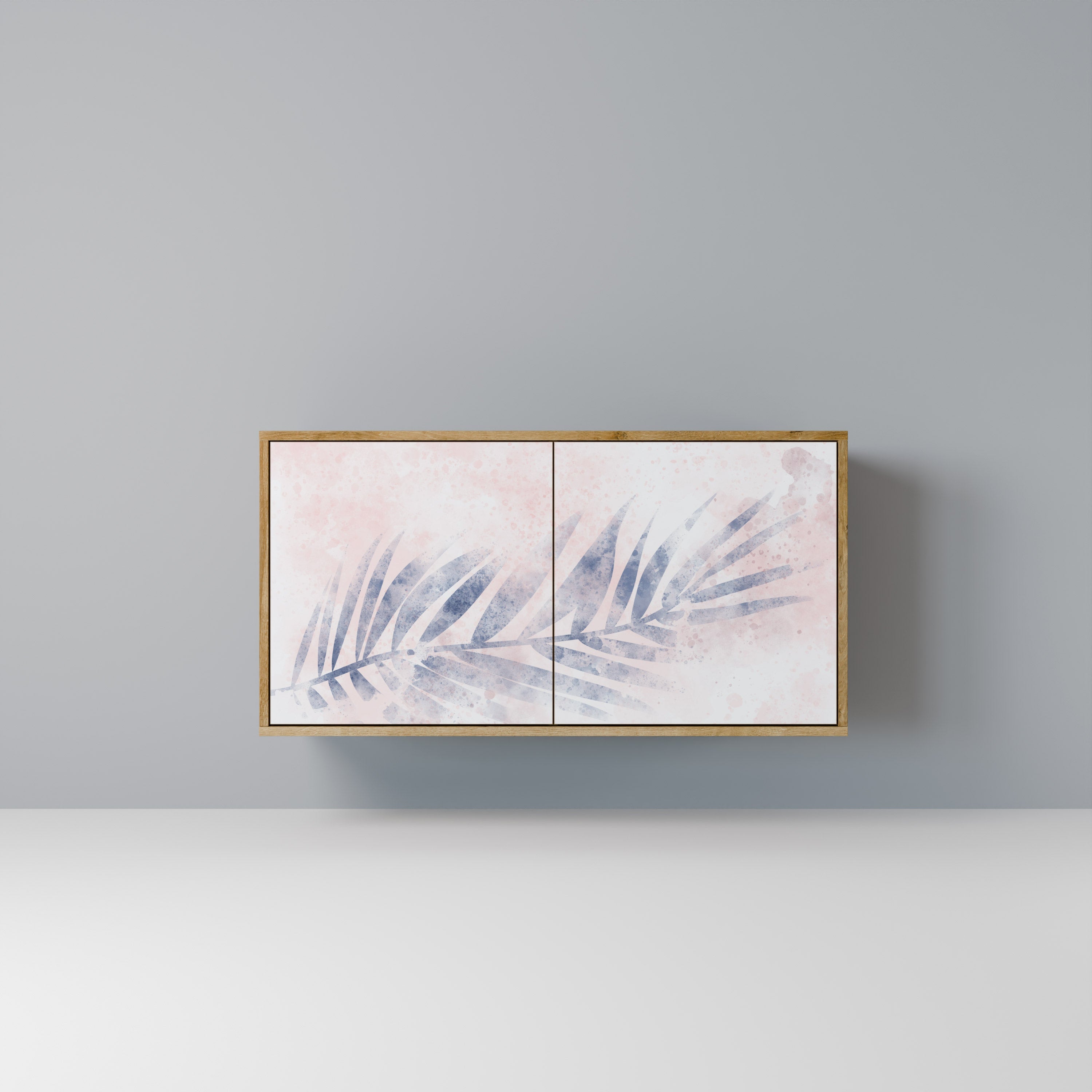 TIMELESS FLOAT Sideboard mit 2 Türen in Eichenoptik