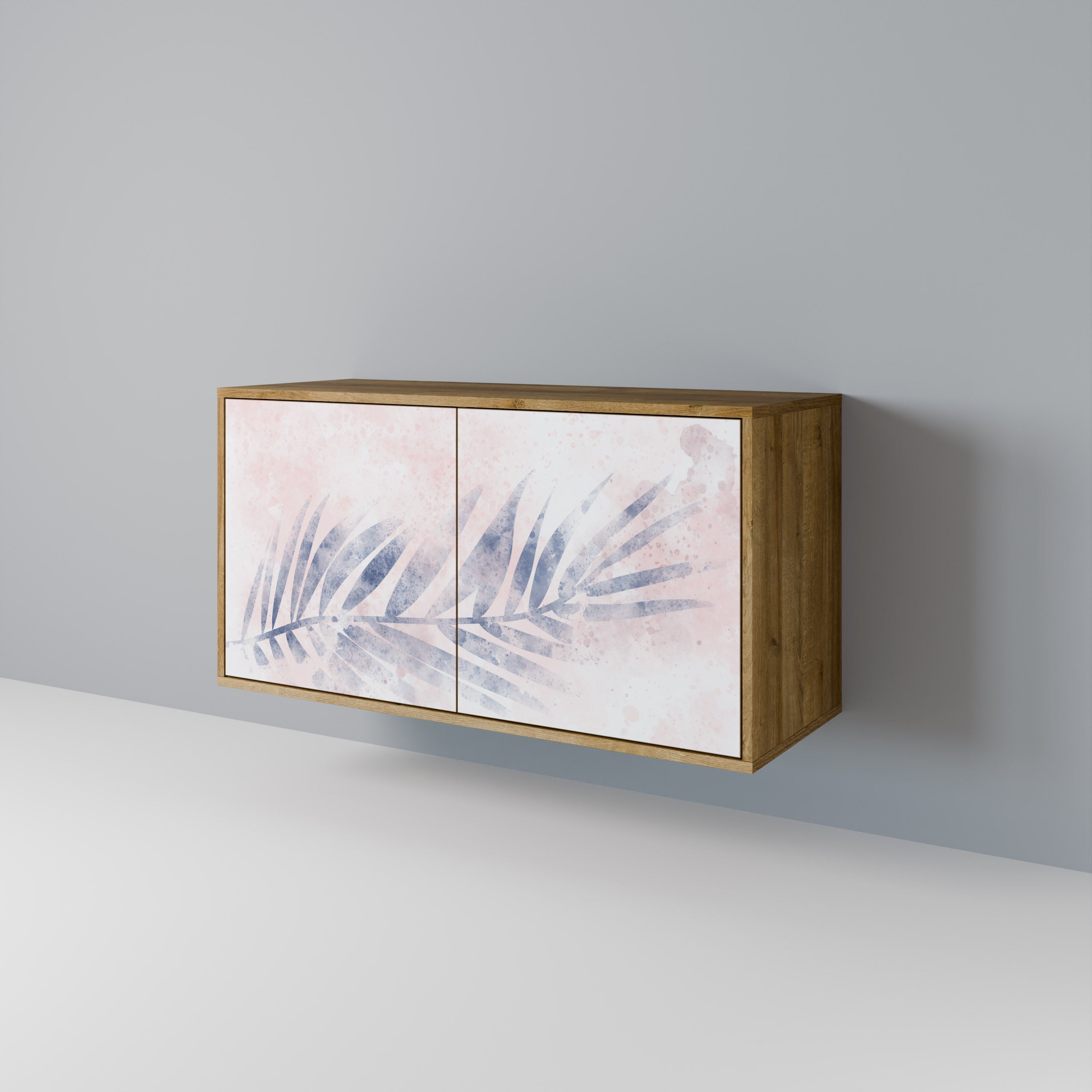 TIMELESS FLOAT Sideboard mit 2 Türen in Eichenoptik