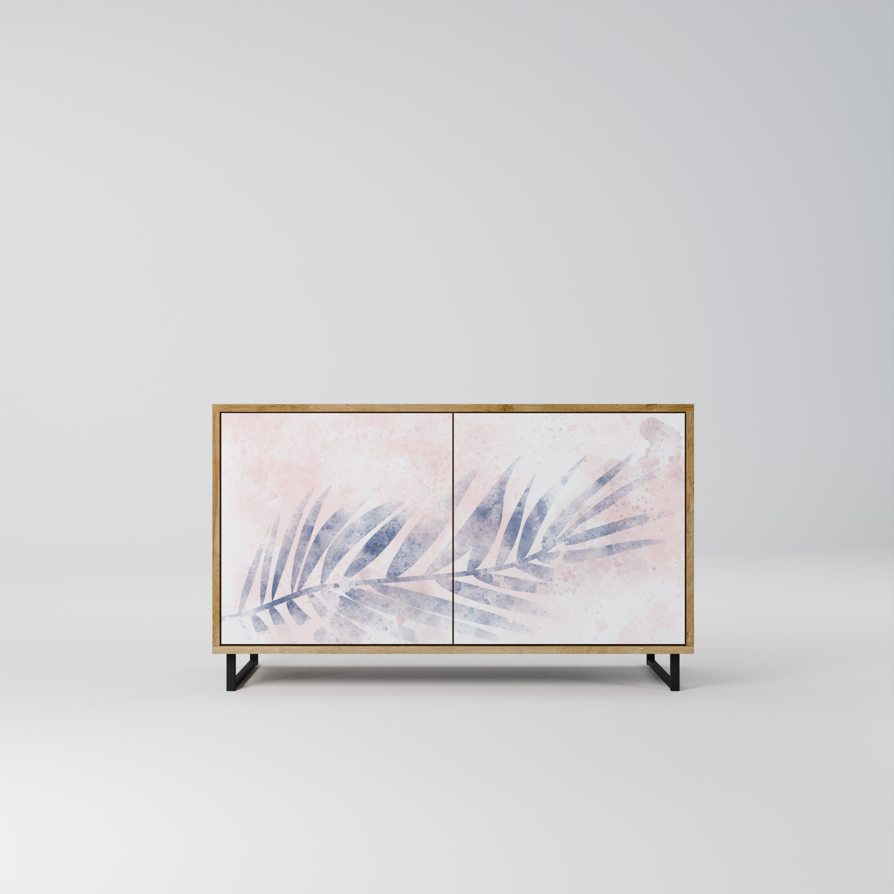 TIMELESS FLOAT Sideboard mit 2 Türen in Eichenoptik