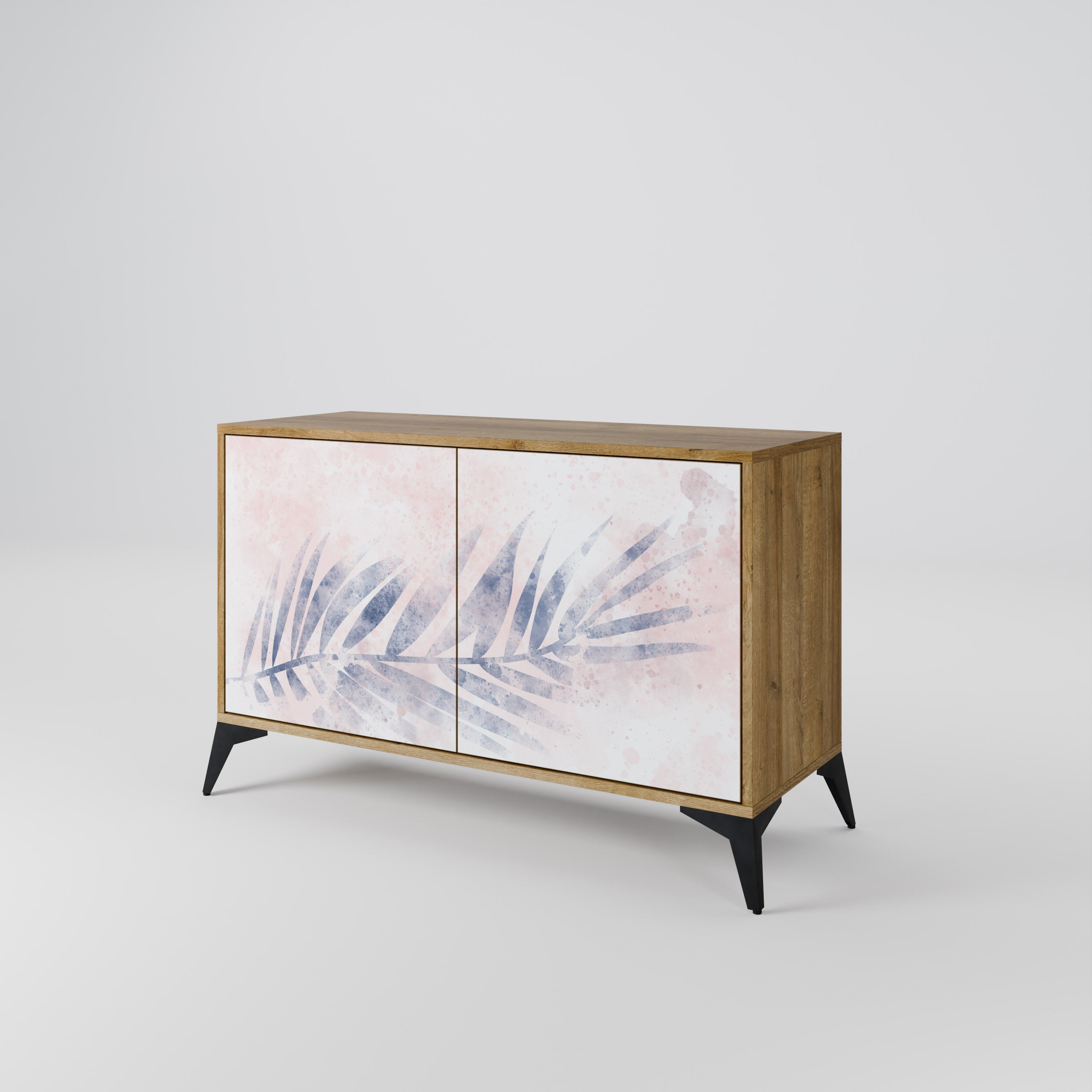TIMELESS FLOAT Sideboard mit 2 Türen in Eichenoptik