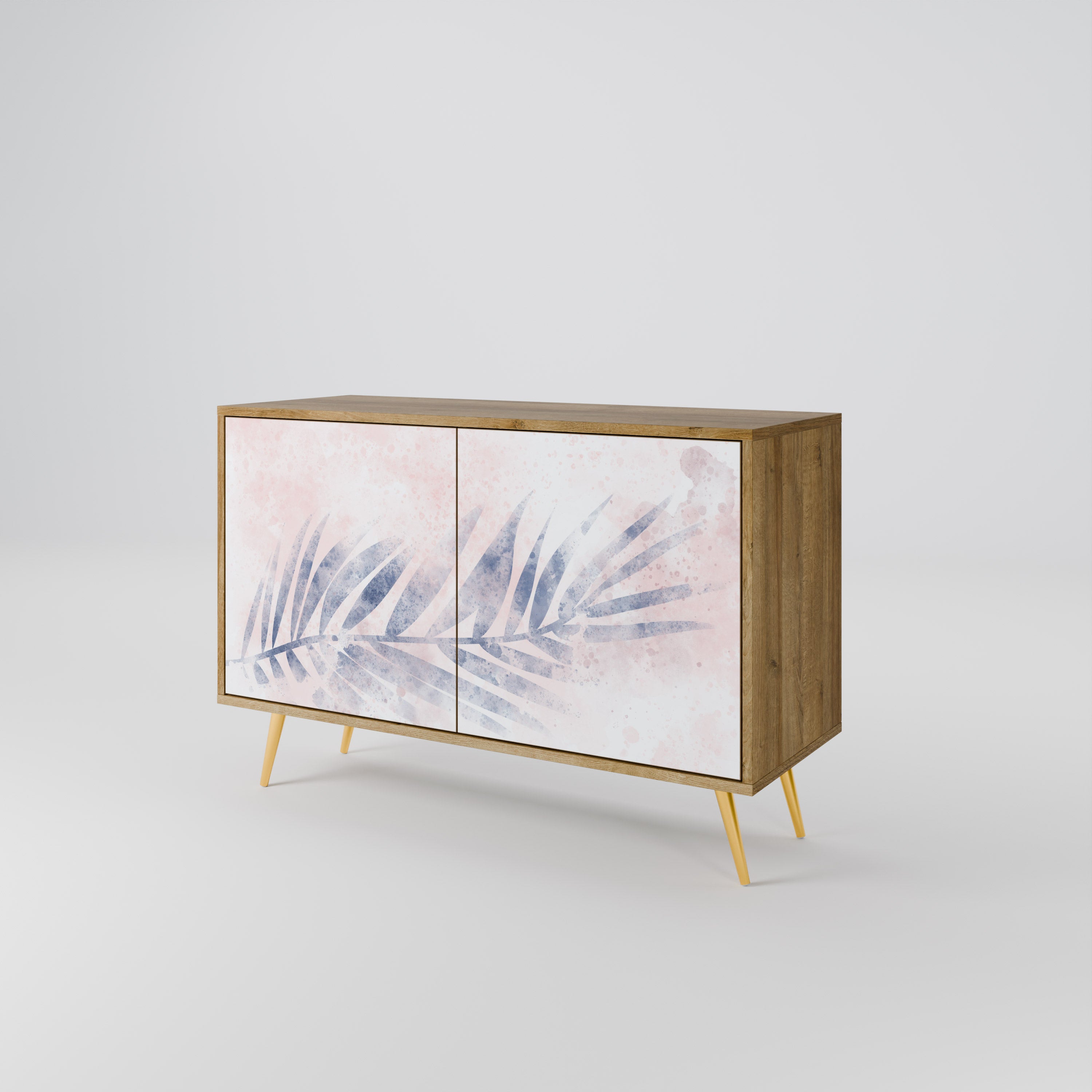 TIMELESS FLOAT Sideboard mit 2 Türen in Eichenoptik