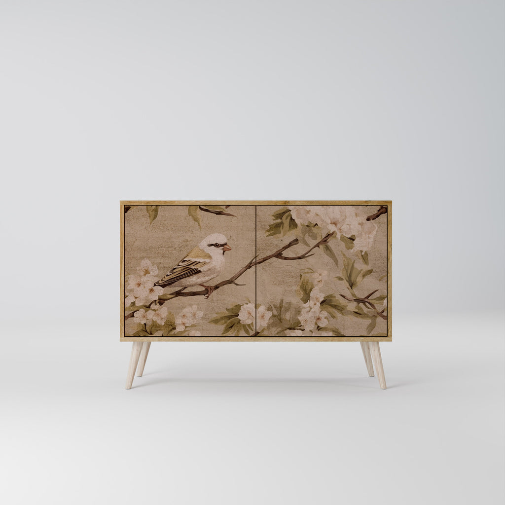 PETAL DISTINGUISH Sideboard mit 2 Türen in Eichenoptik