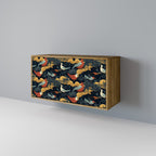 FOWLY DAZE Sideboard mit 2 Türen in Eiche-Optik