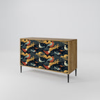 FOWLY DAZE Sideboard mit 2 Türen in Eiche-Optik