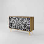 CHARCOAL SPROUT 2-Door Sideboard in Oak Effect