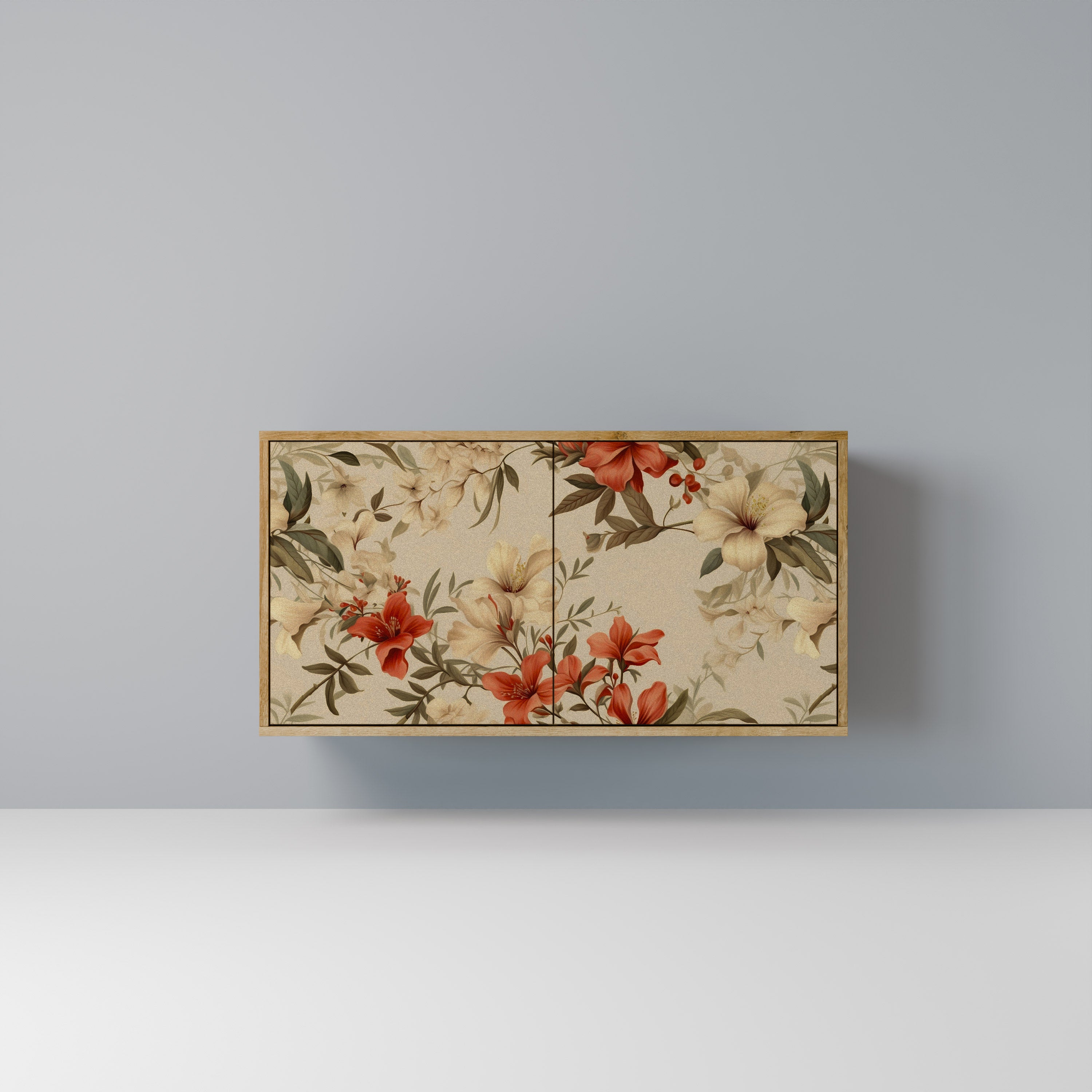 BLOOMING HARMONY Sideboard mit 2 Türen in Eichenoptik