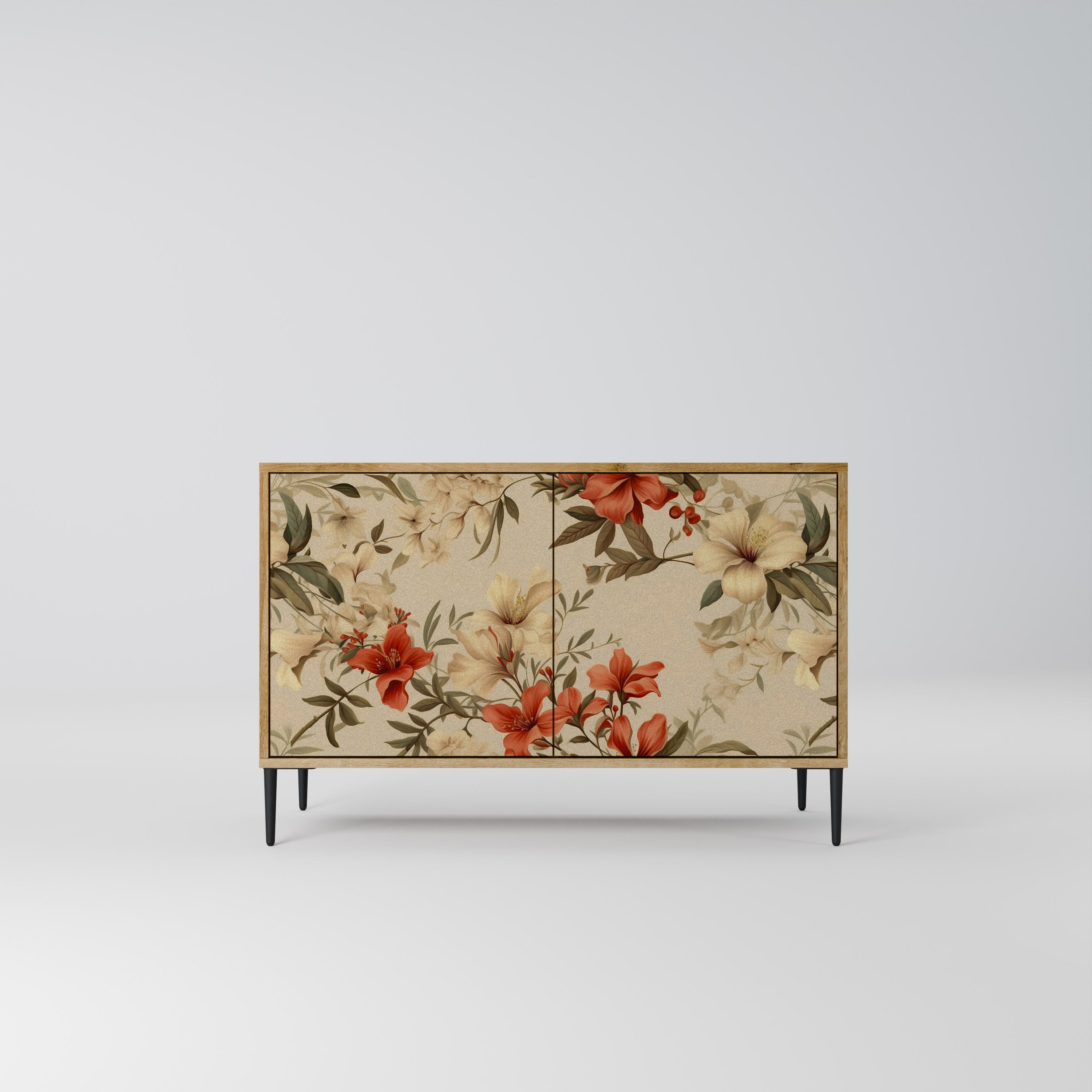BLOOMING HARMONY Sideboard mit 2 Türen in Eichenoptik