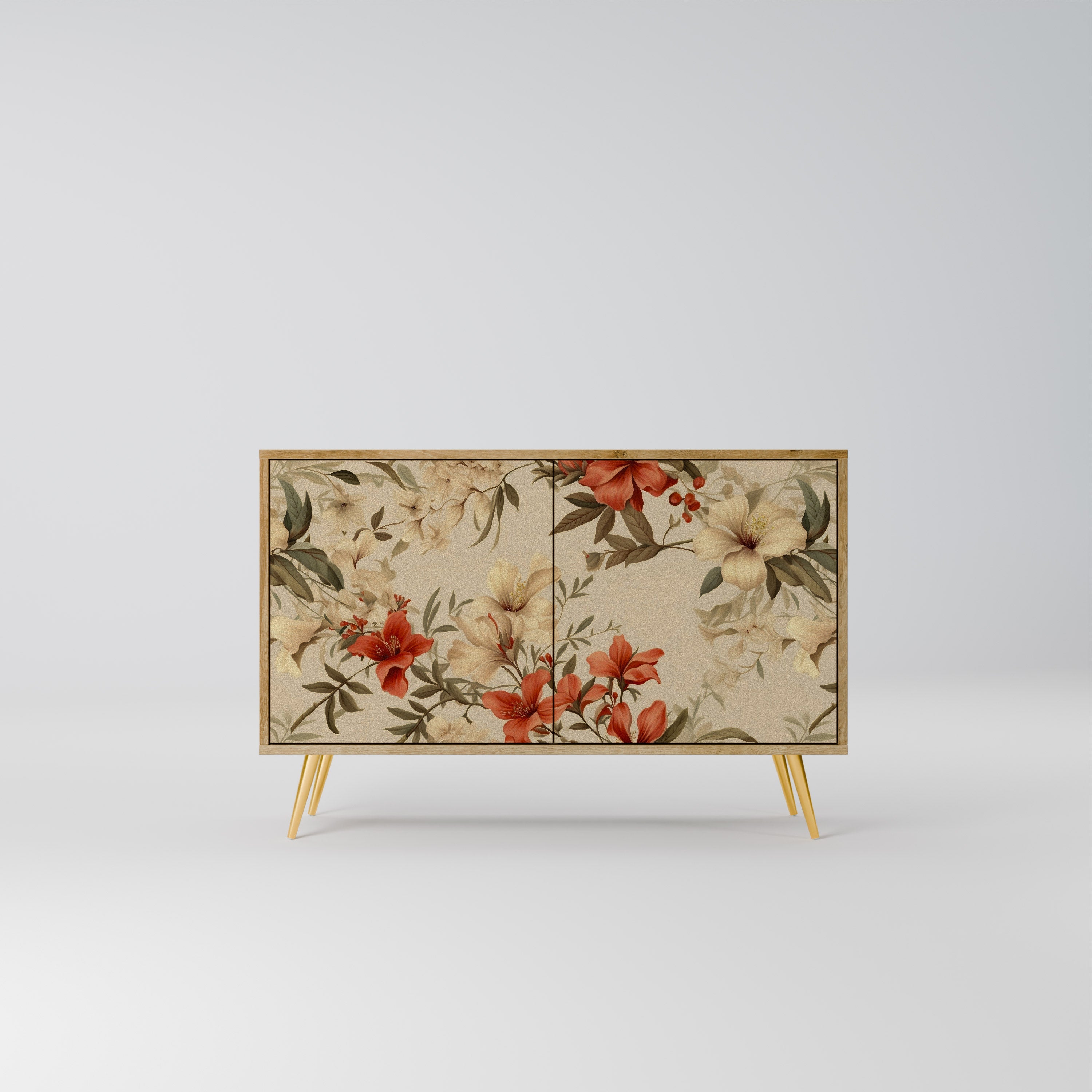 BLOOMING HARMONY Sideboard mit 2 Türen in Eichenoptik