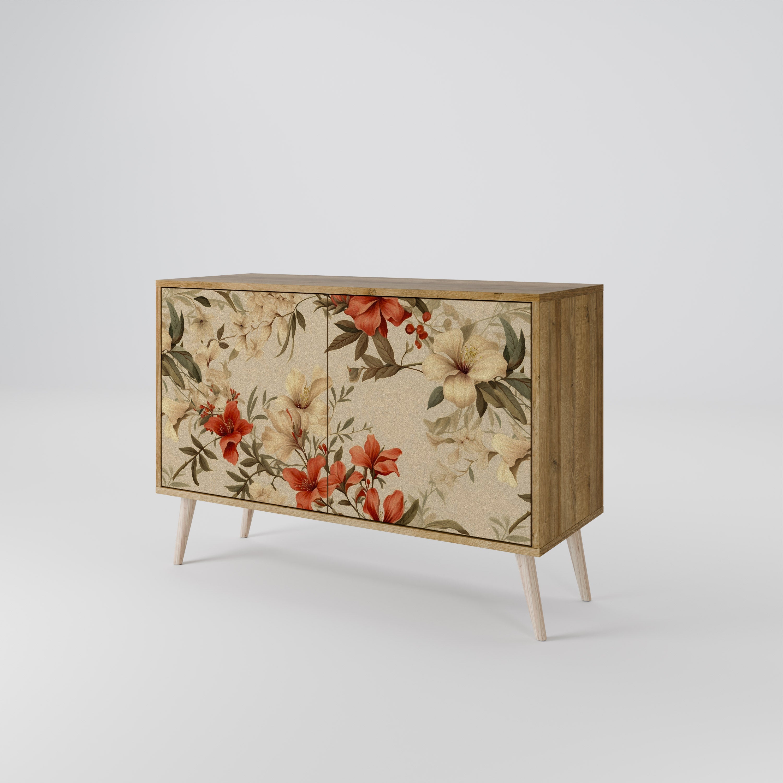 BLOOMING HARMONY Sideboard mit 2 Türen in Eichenoptik