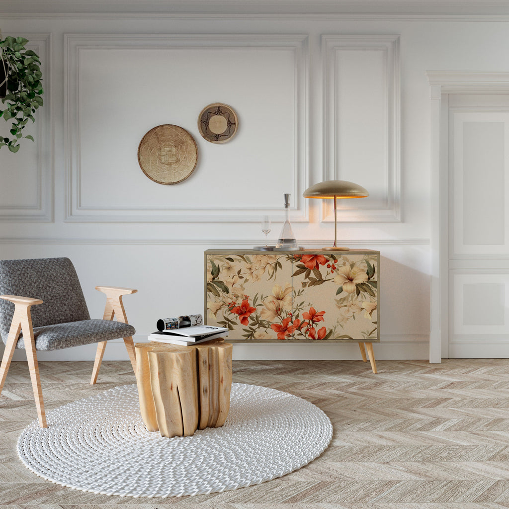 BLOOMING HARMONY Sideboard mit 2 Türen in Eichenoptik