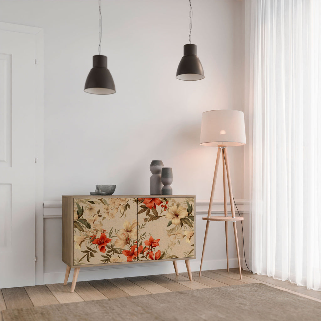 BLOOMING HARMONY Sideboard mit 2 Türen in Eichenoptik