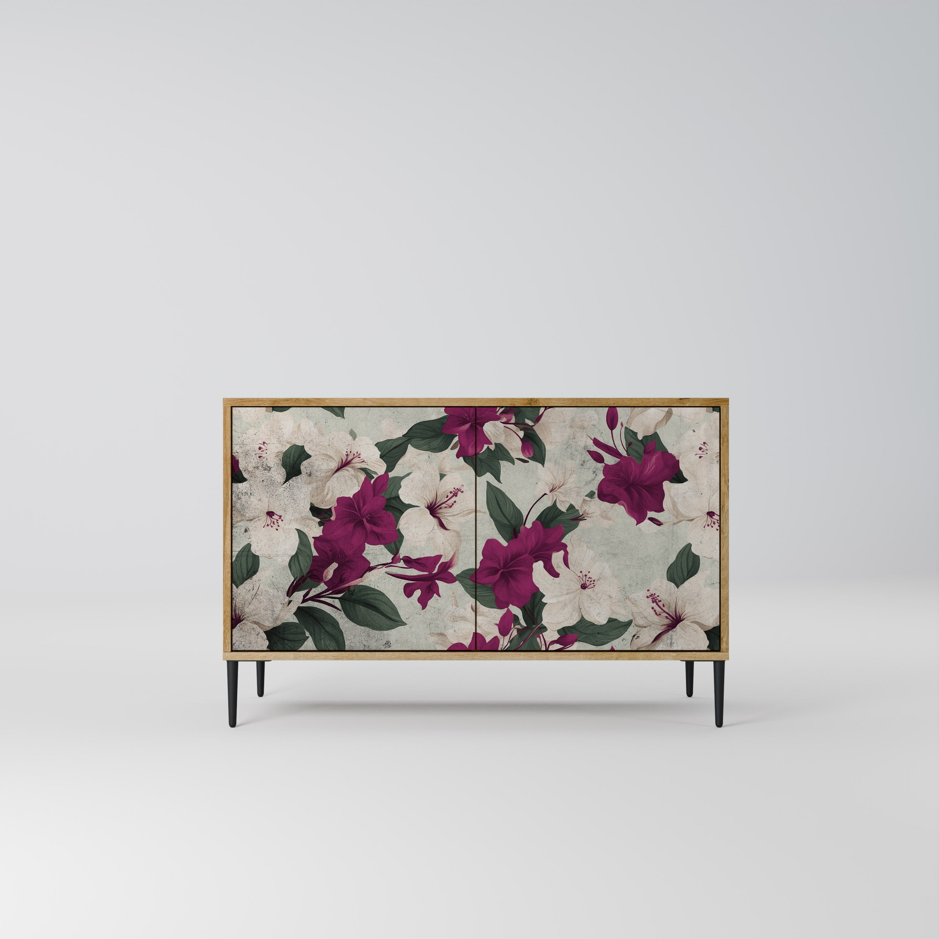 FLOWERET DREAM Sideboard mit 2 Türen in Eichenoptik