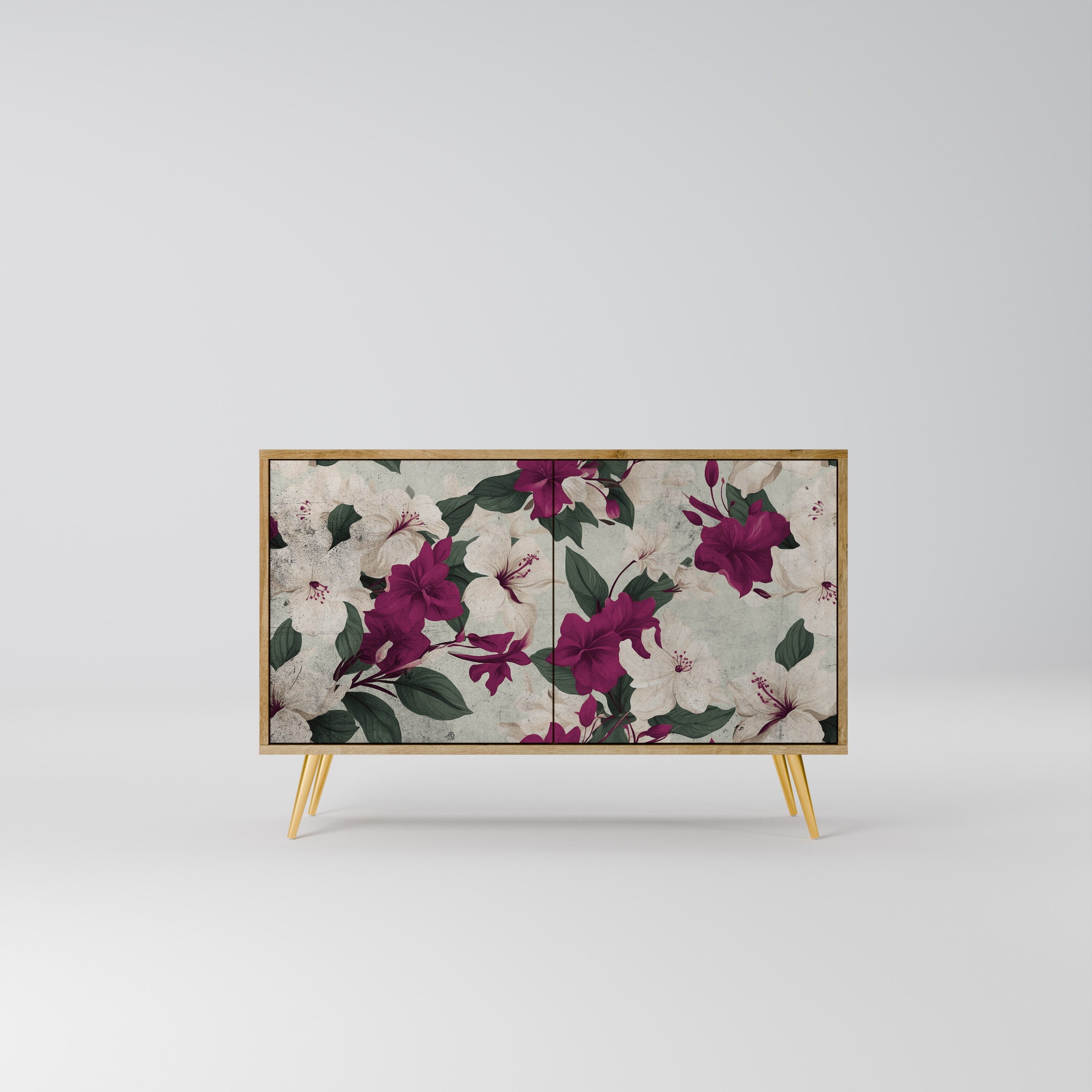 FLOWERET DREAM Sideboard mit 2 Türen in Eichenoptik