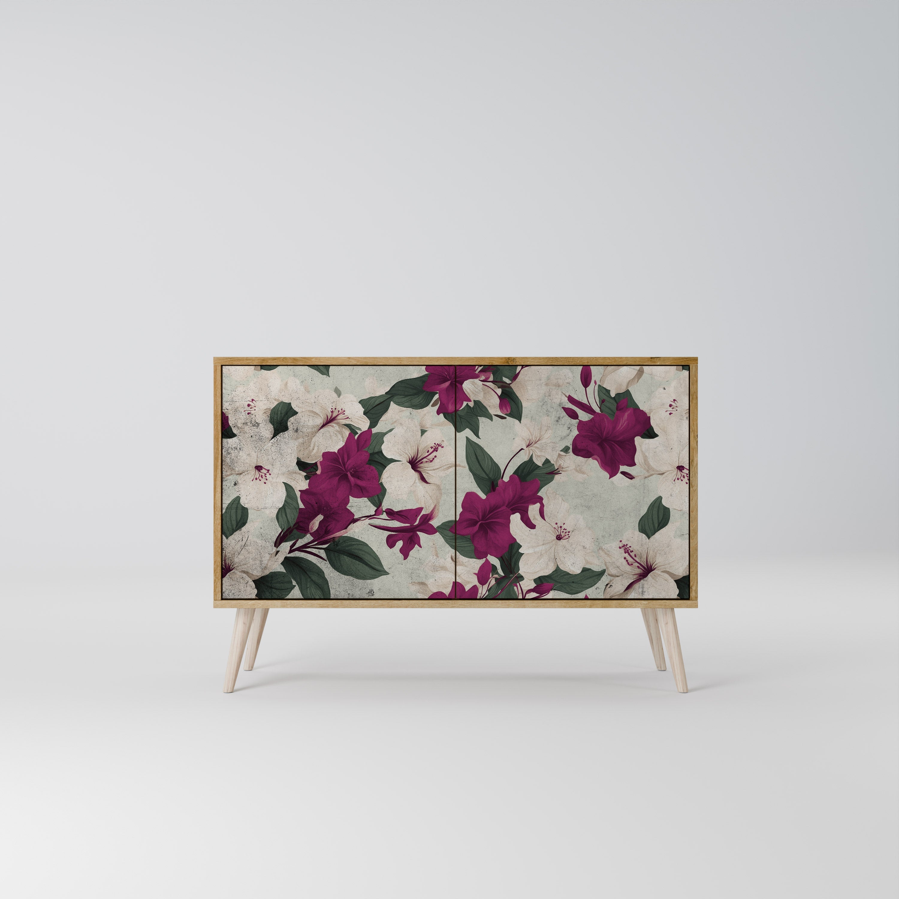 FLOWERET DREAM Sideboard mit 2 Türen in Eichenoptik