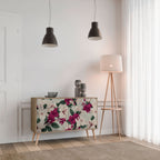 FLOWERET DREAM Sideboard mit 2 Türen in Eiche-Optik