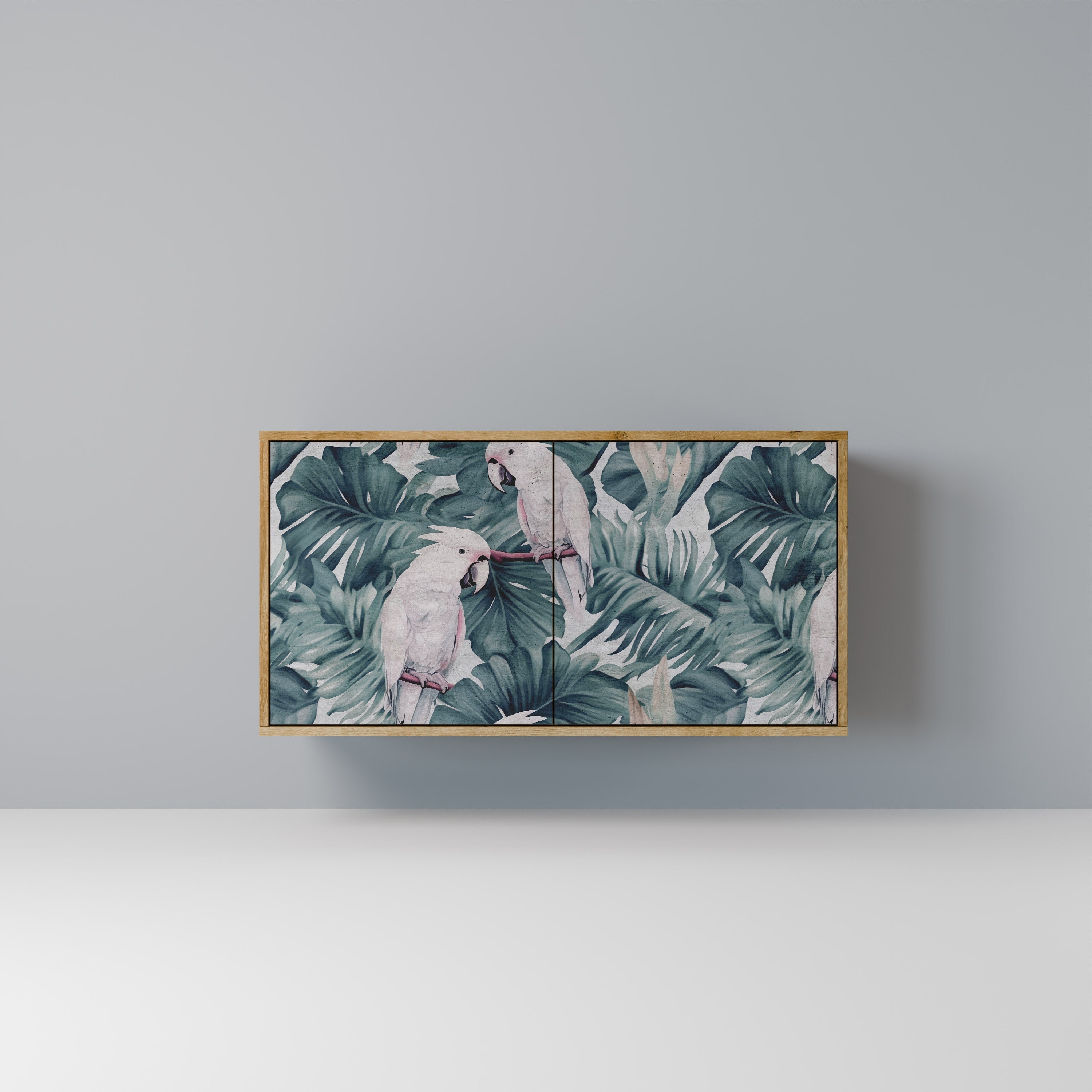 POPINJAY LOOK Sideboard mit 2 Türen in Eichenoptik