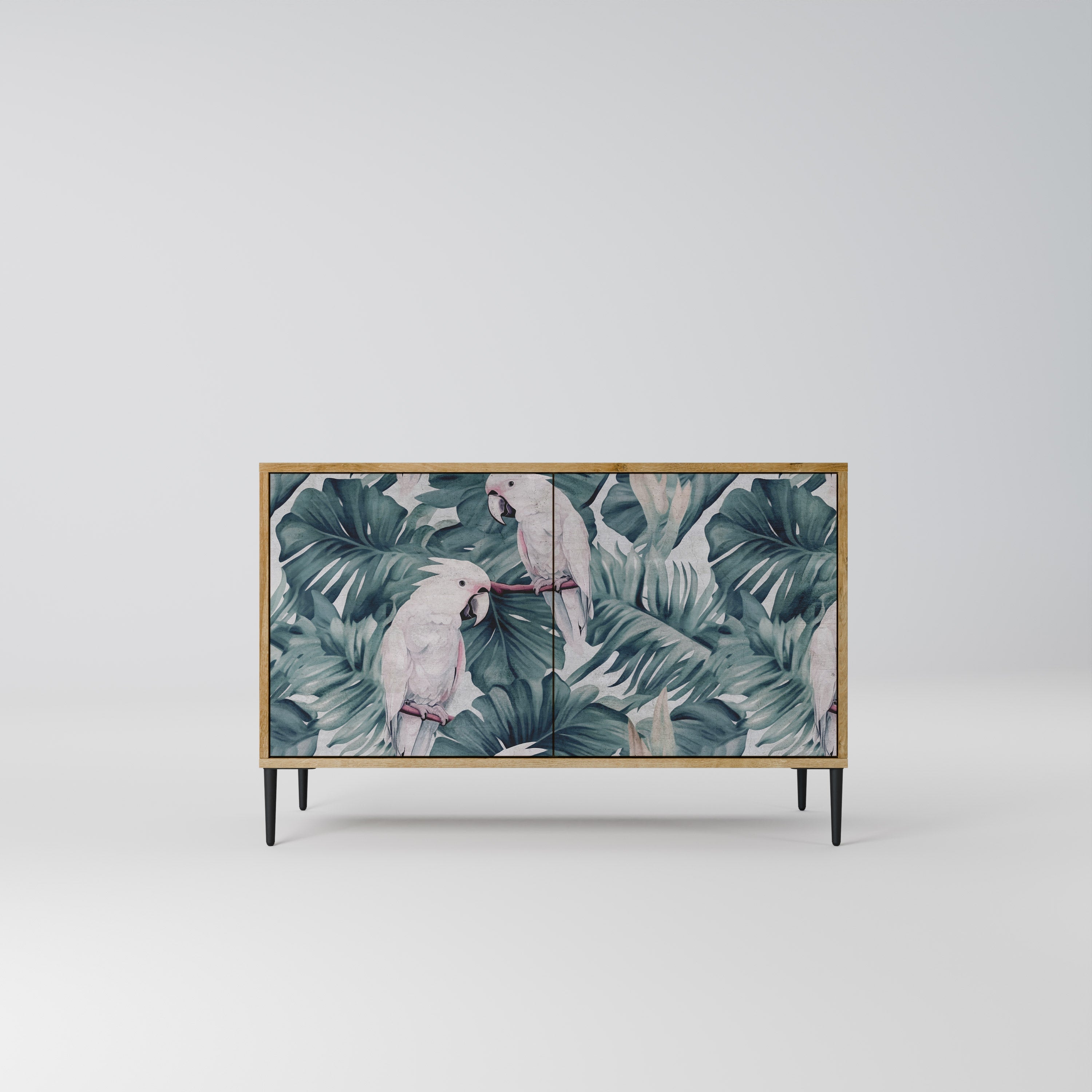 POPINJAY LOOK Sideboard mit 2 Türen in Eichenoptik