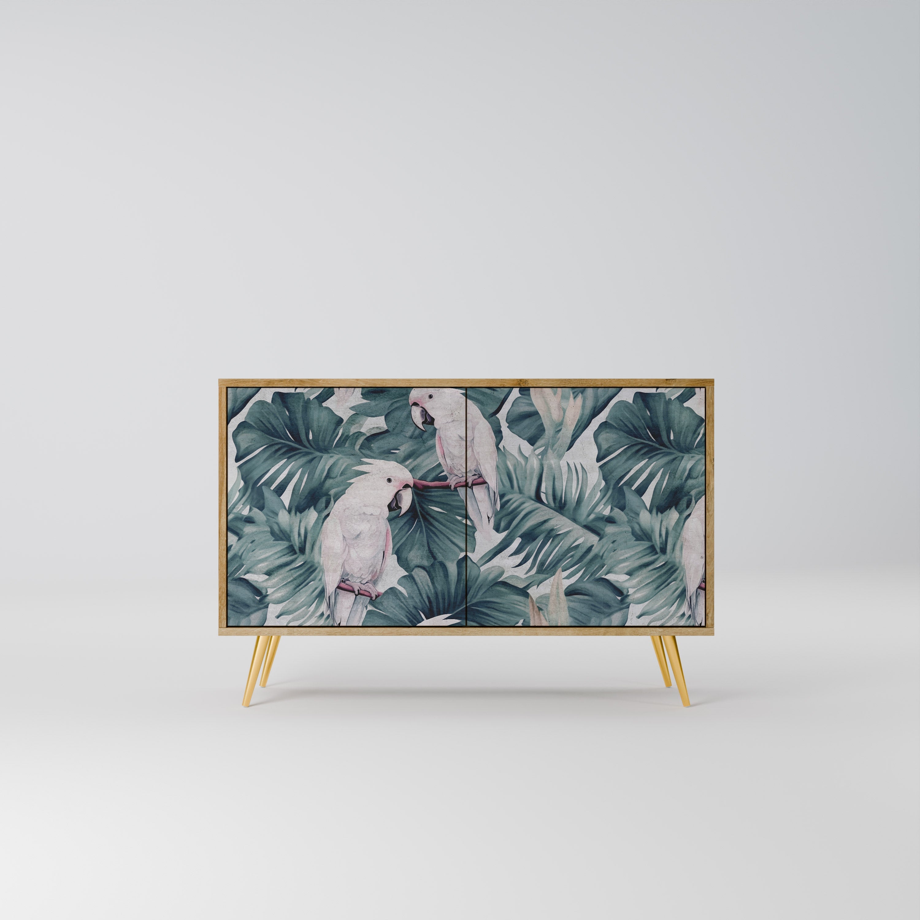 POPINJAY LOOK Sideboard mit 2 Türen in Eichenoptik