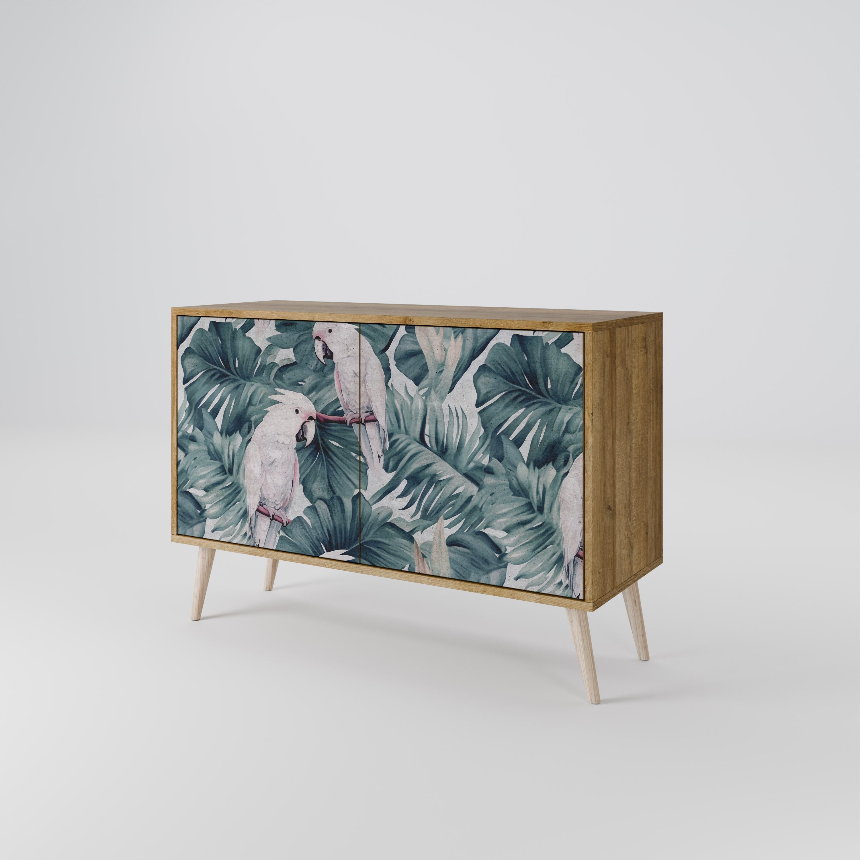 POPINJAY LOOK Sideboard mit 2 Türen in Eichenoptik