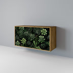 SUCCULENT JUNGLE Sideboard mit 2 Türen in Eiche-Optik