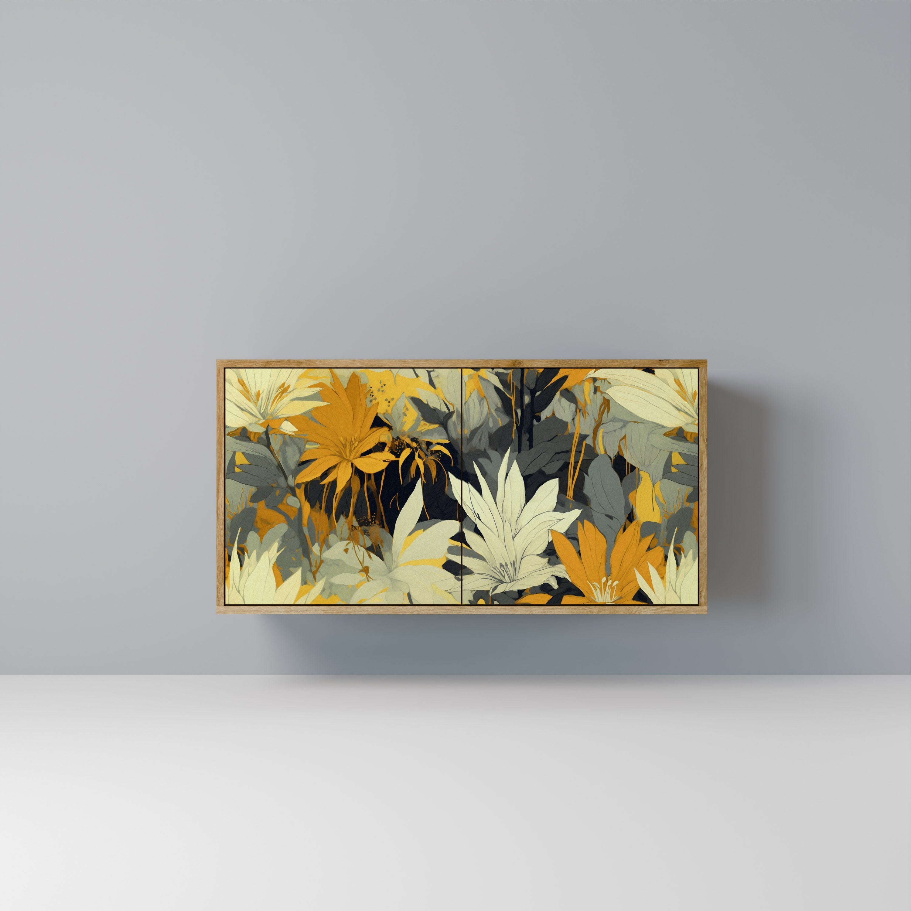 SUNKISSED LILY Sideboard mit 2 Türen in Eichenoptik