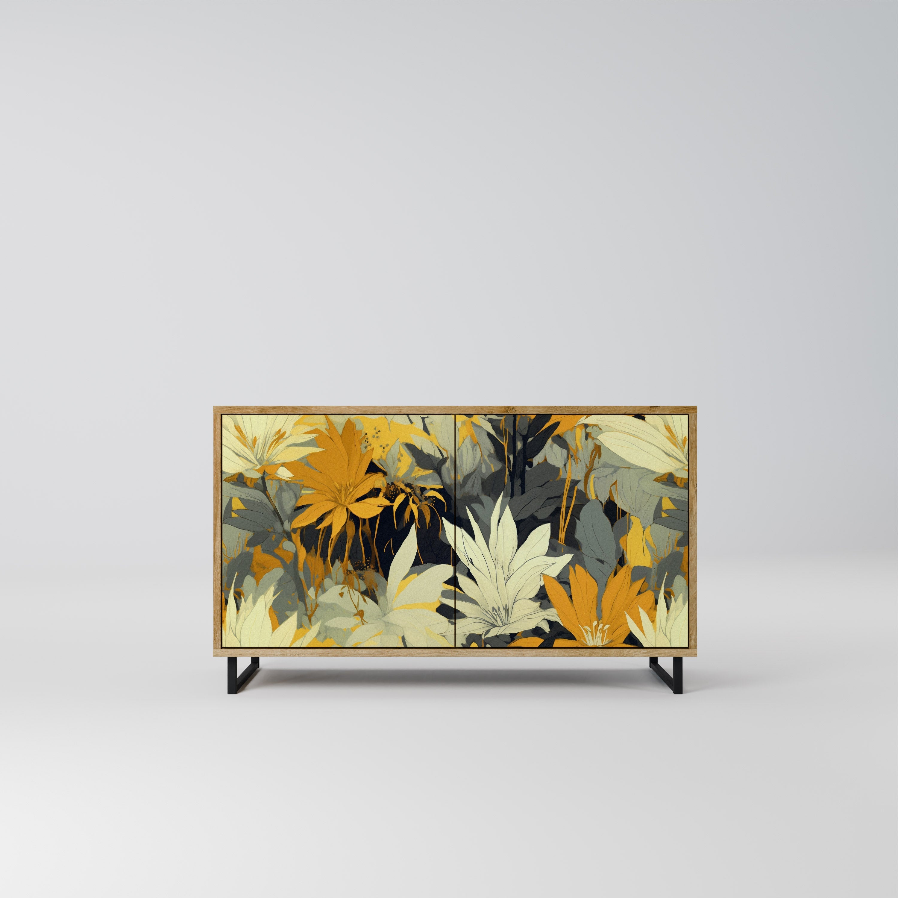 SUNKISSED LILY Sideboard mit 2 Türen in Eichenoptik