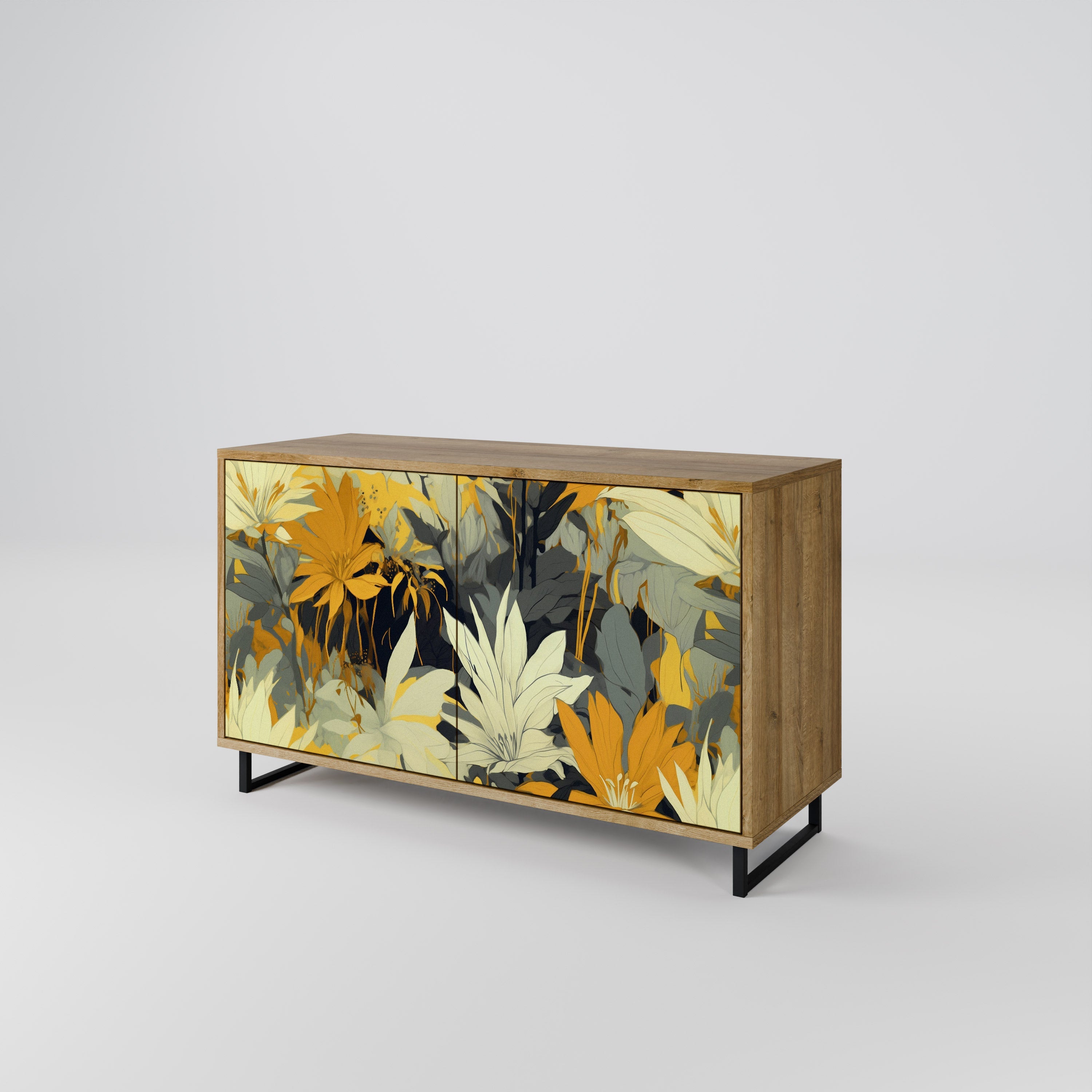 SUNKISSED LILY Sideboard mit 2 Türen in Eichenoptik