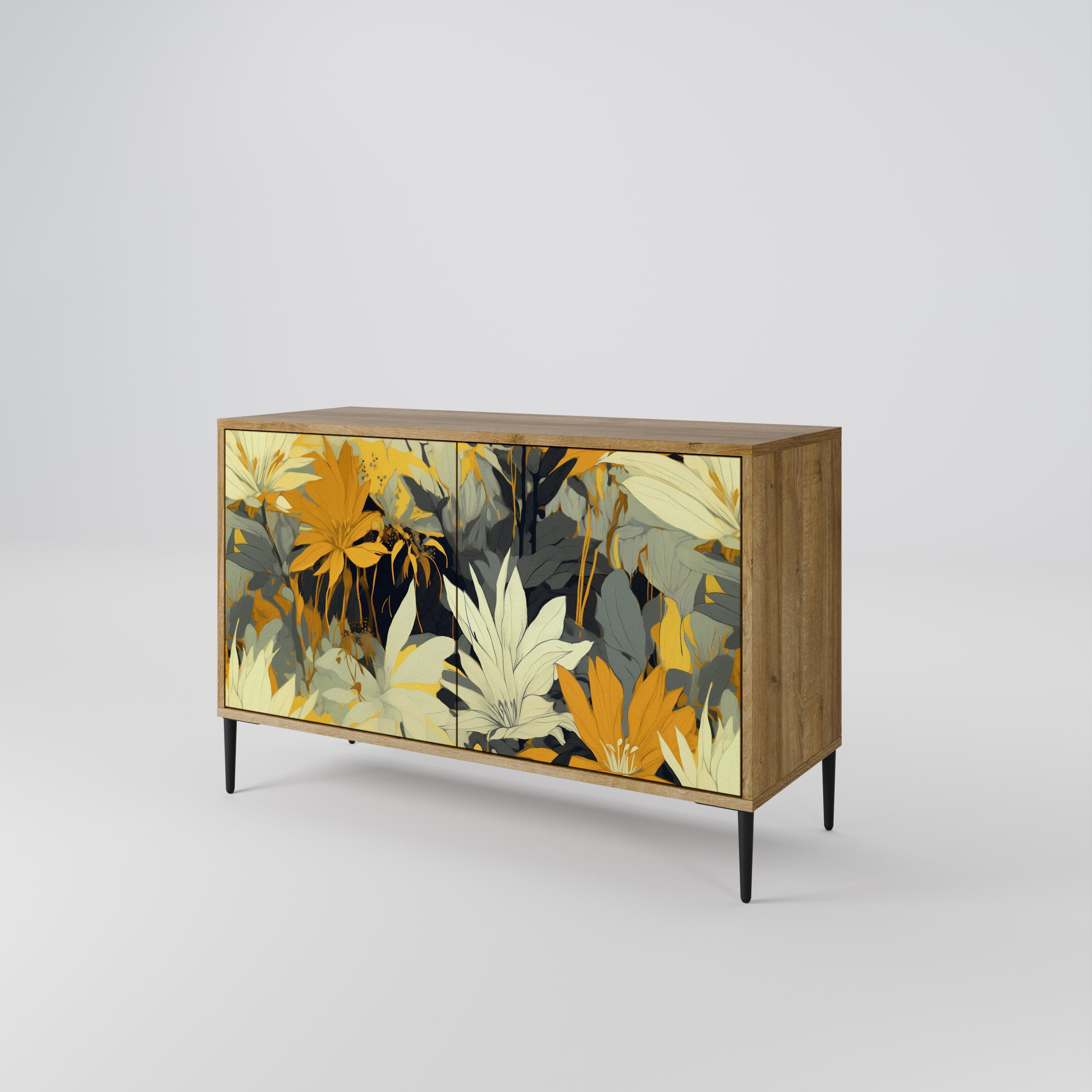SUNKISSED LILY Sideboard mit 2 Türen in Eichenoptik