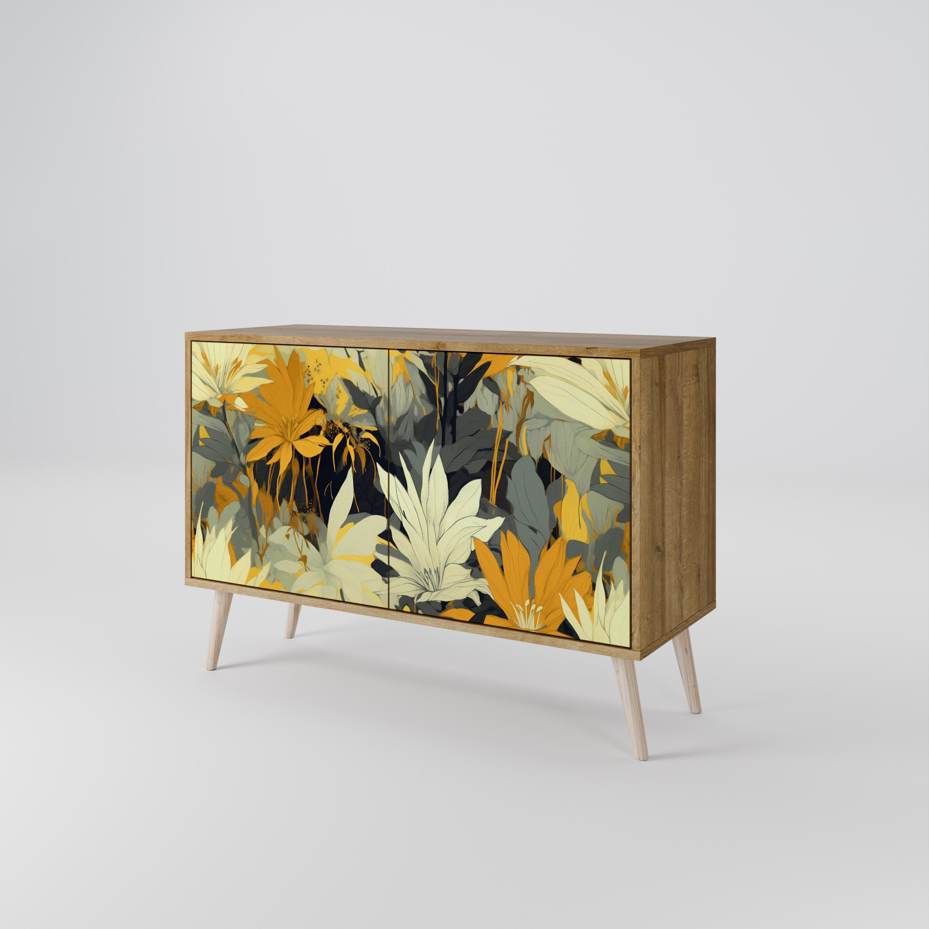 SUNKISSED LILY Sideboard mit 2 Türen in Eichenoptik